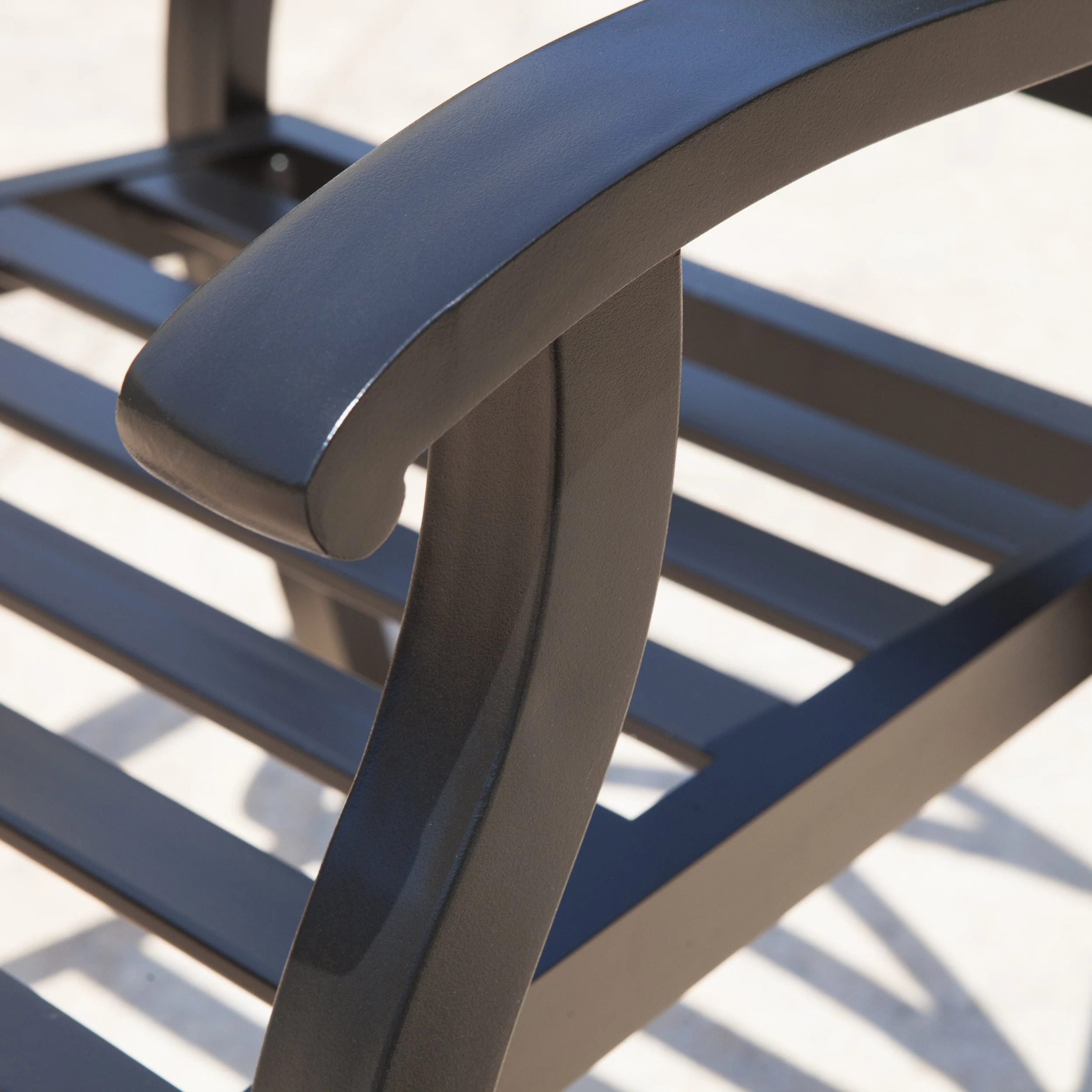 Eowyn Outdoor Cast Aluminum Dining Chairs w/ Water Resistant Cushions (Set of 2) - furnishings
