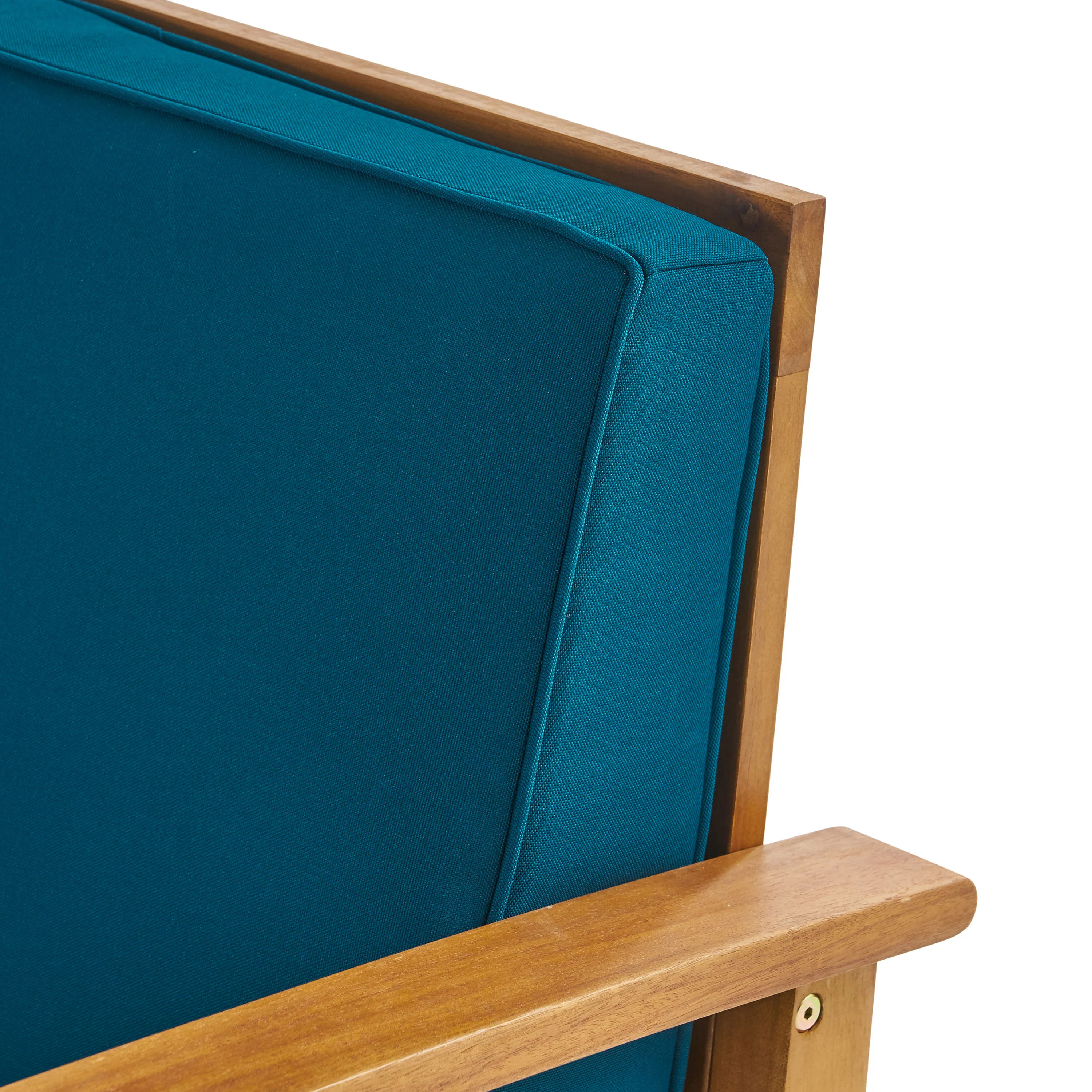 Abena Outdoor Acacia Wood Club Chair - furnishings