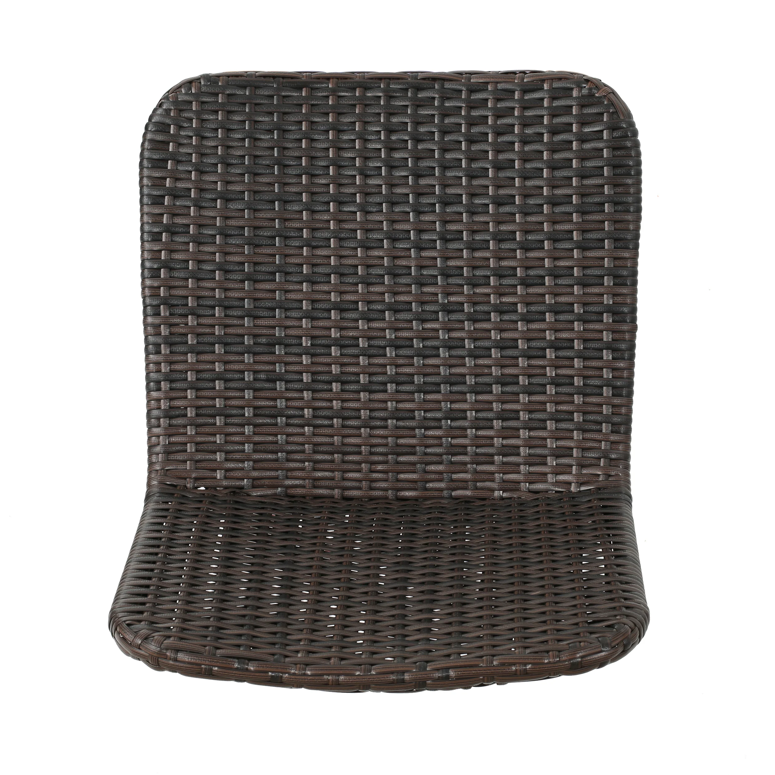 Avy Outdoor Modern Industrial 3 Piece Acacia Wood Bar Set - furnishings