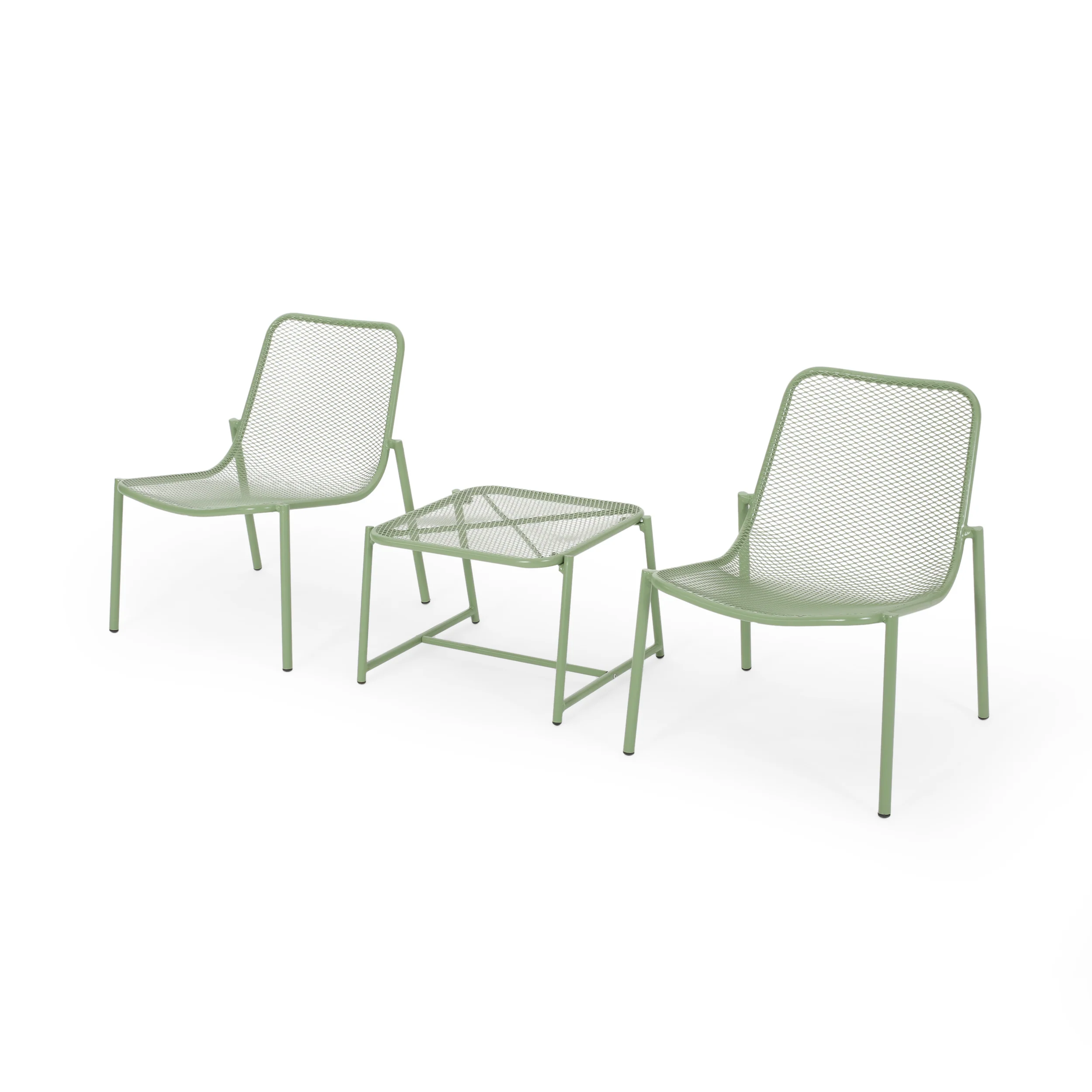 Brenner Outdoor Modern 2 Seater Chat Set - furnishings