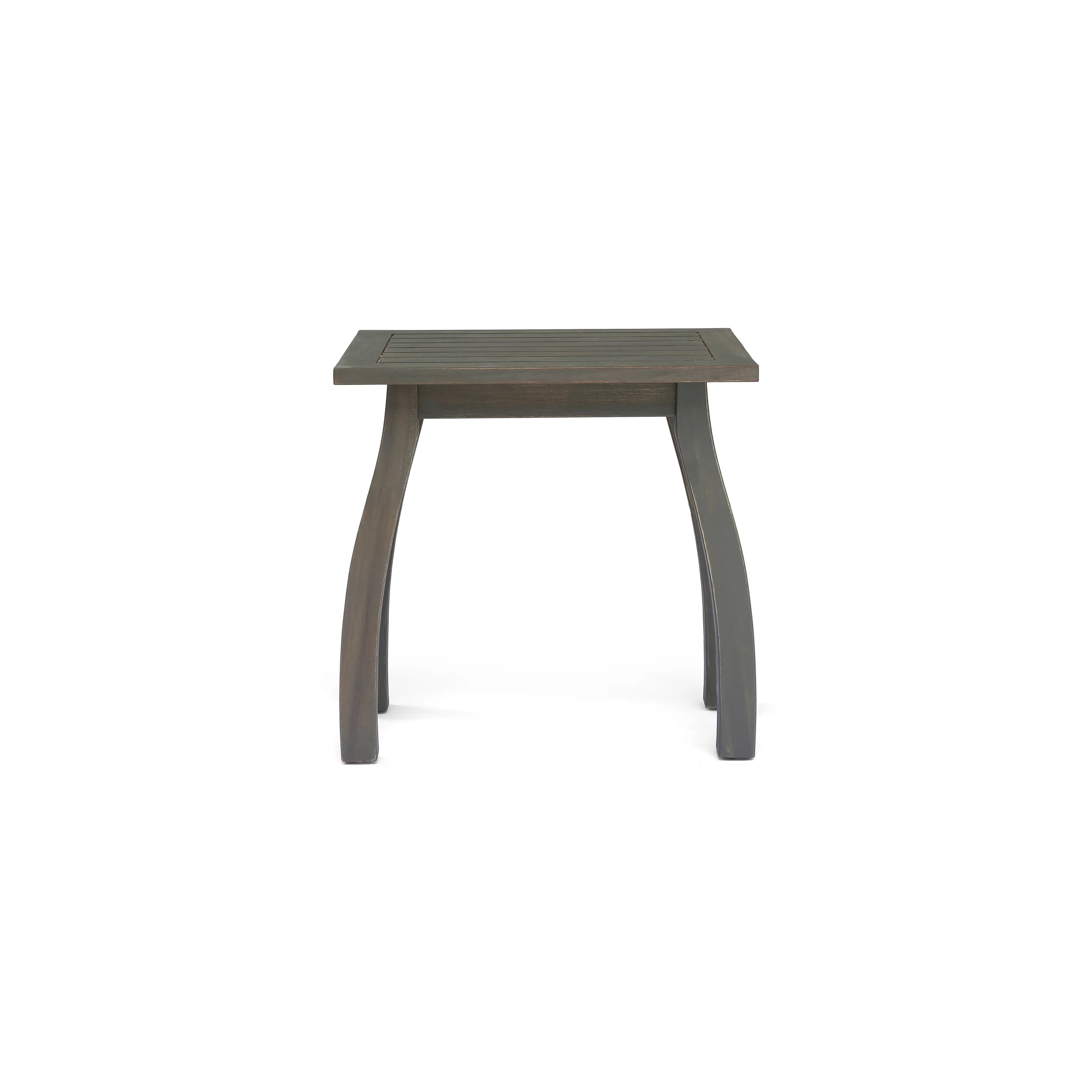 Verna Outdoor 2 Seater Acacia Wood Rocking Chairs and Side Table Set - furnishings