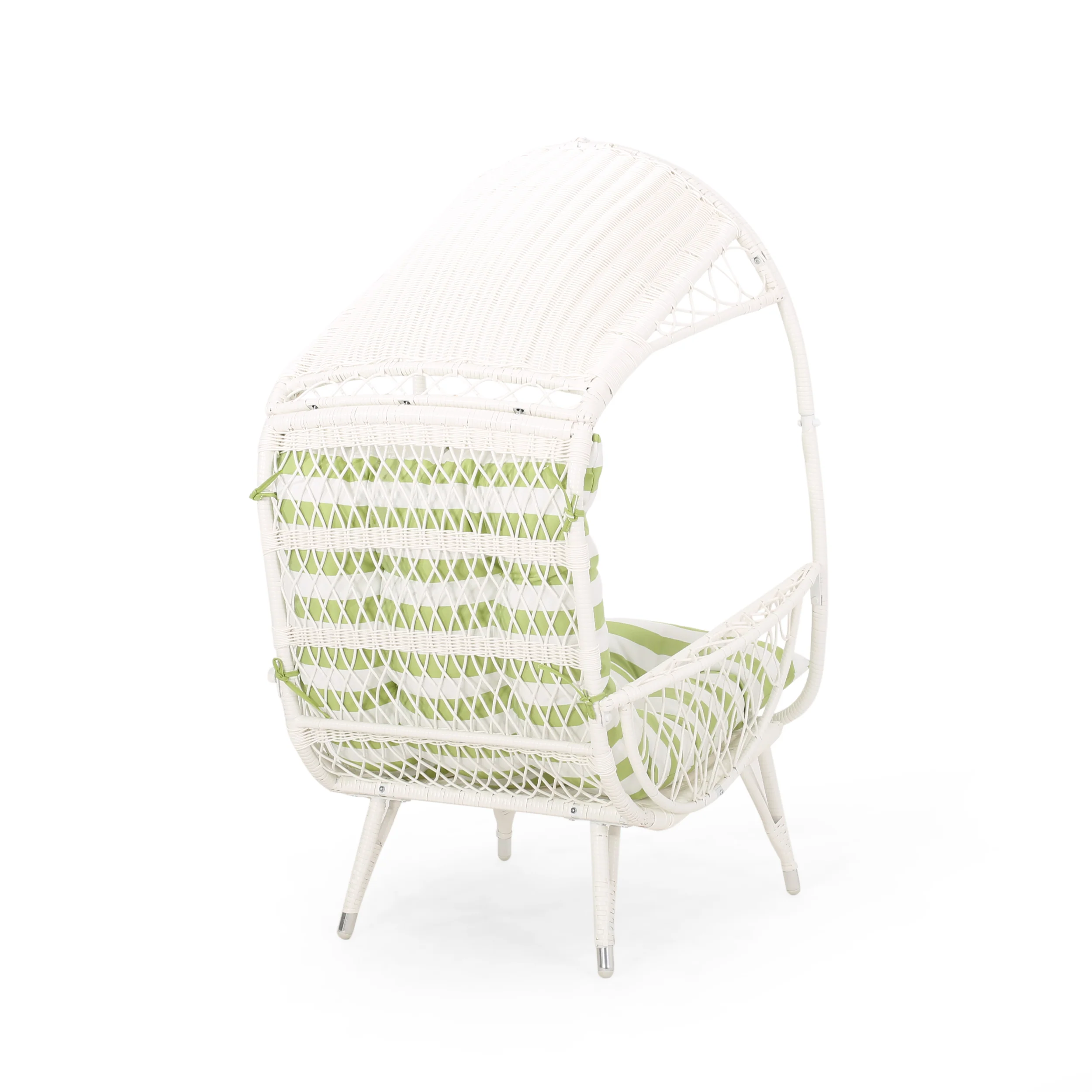 Primo Outdoor Wicker Freestanding Basket Chair - furnishings