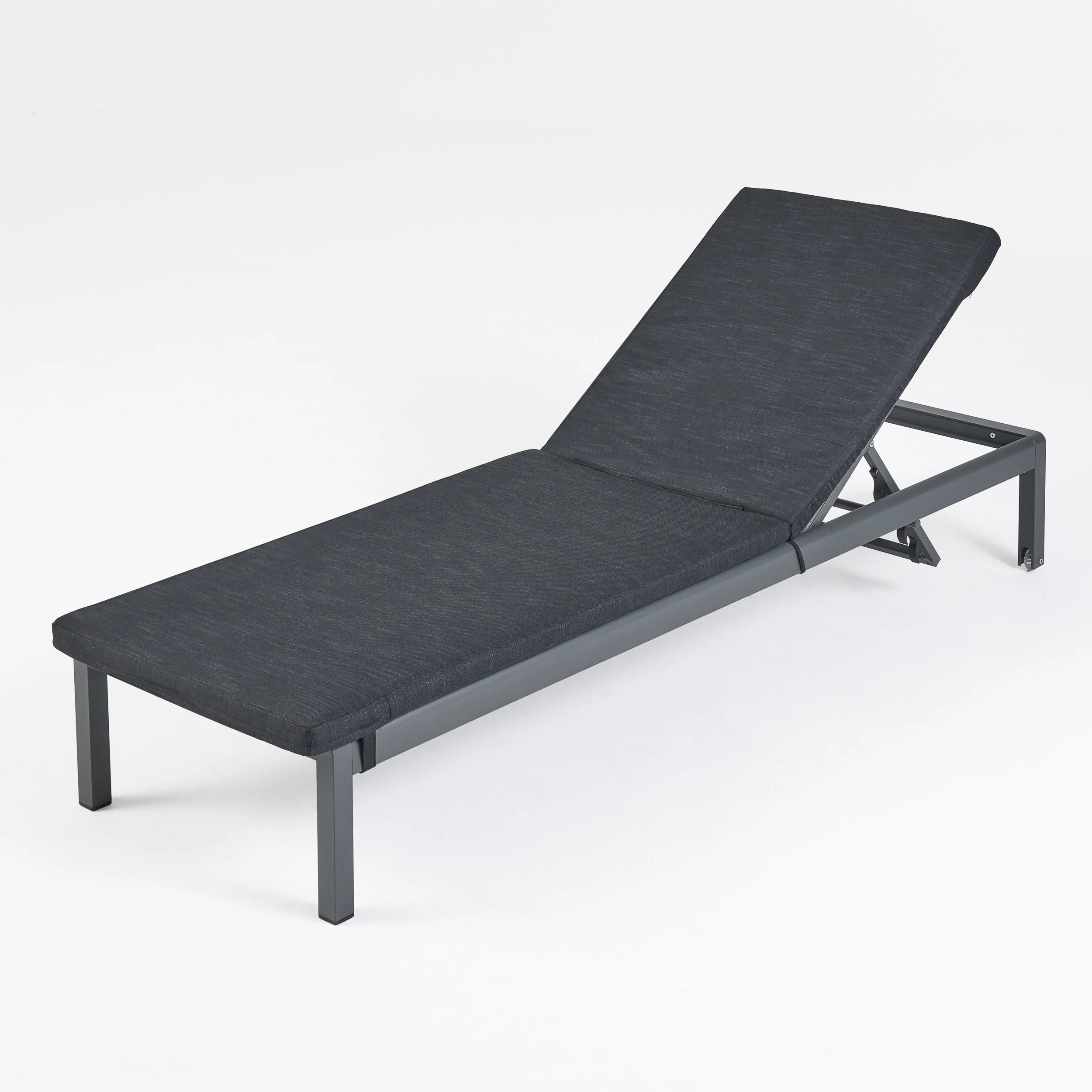 Cherie Modern Outdoor Adjustable Chaise Lounge with Cushion - furnishings