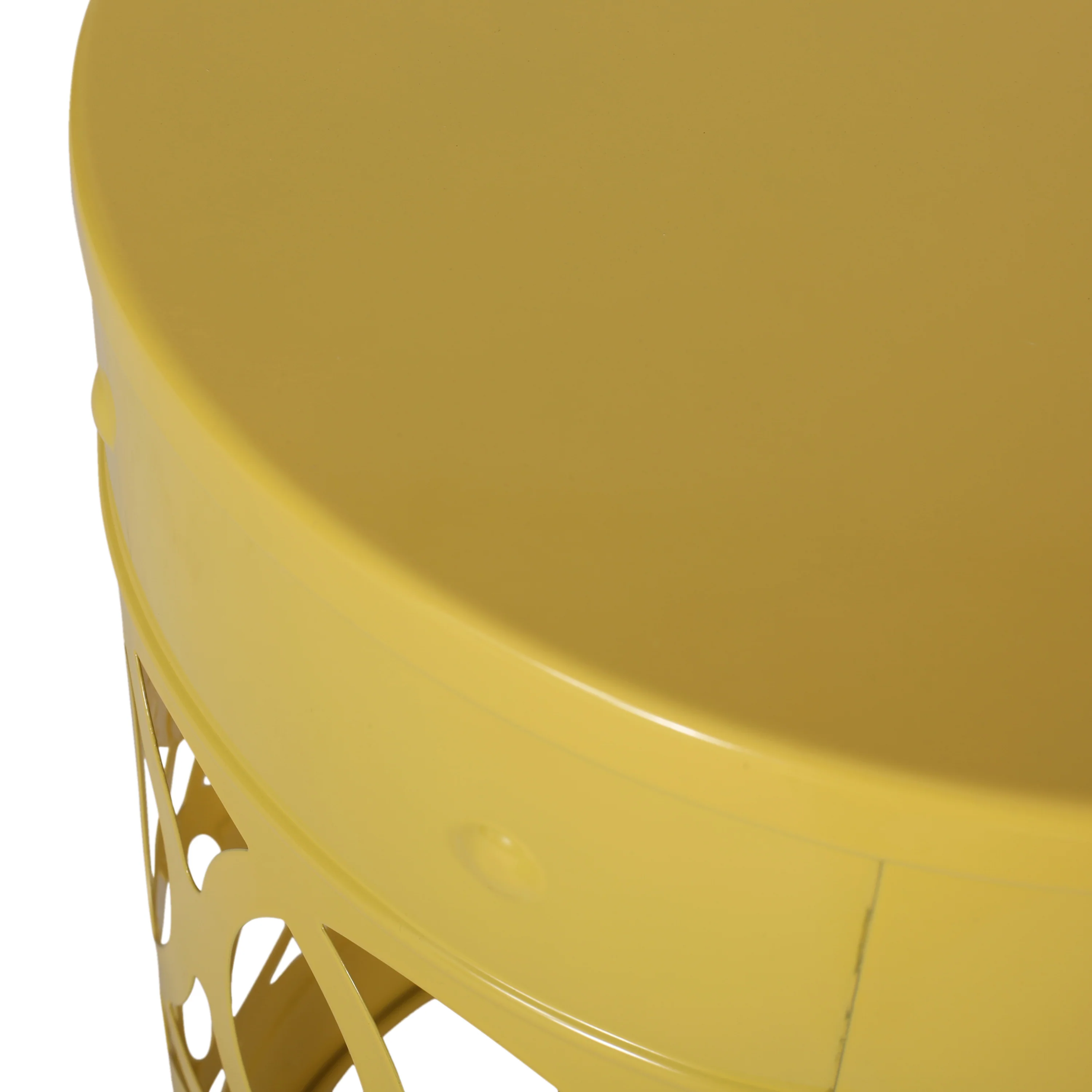 Pellerin Outdoor Metal Side Table - furnishings