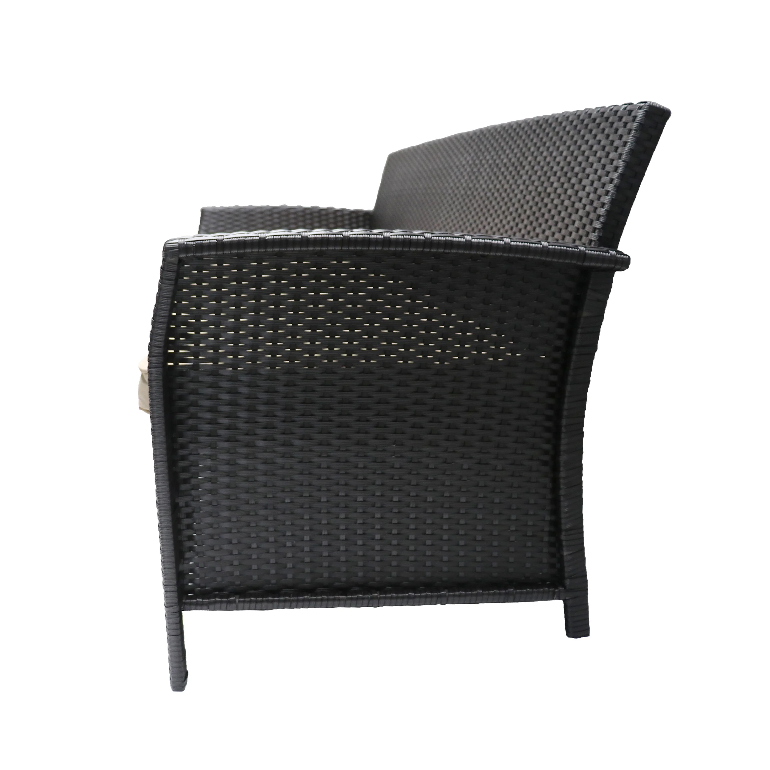 Auguste Outdoor Wicker 3 Seater Sofa - furnishings