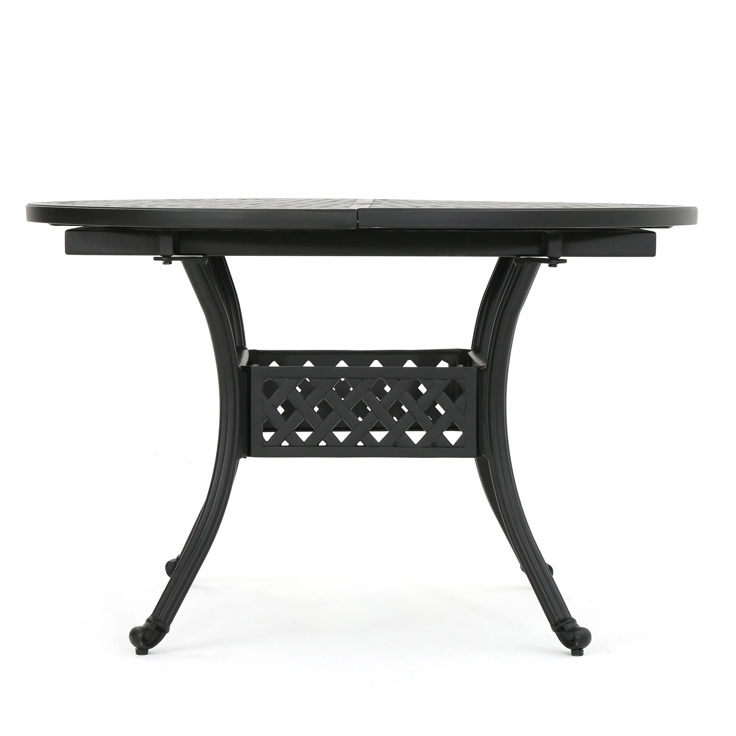 Stannis Outdoor Expandable Aluminum Dining Table - furnishings