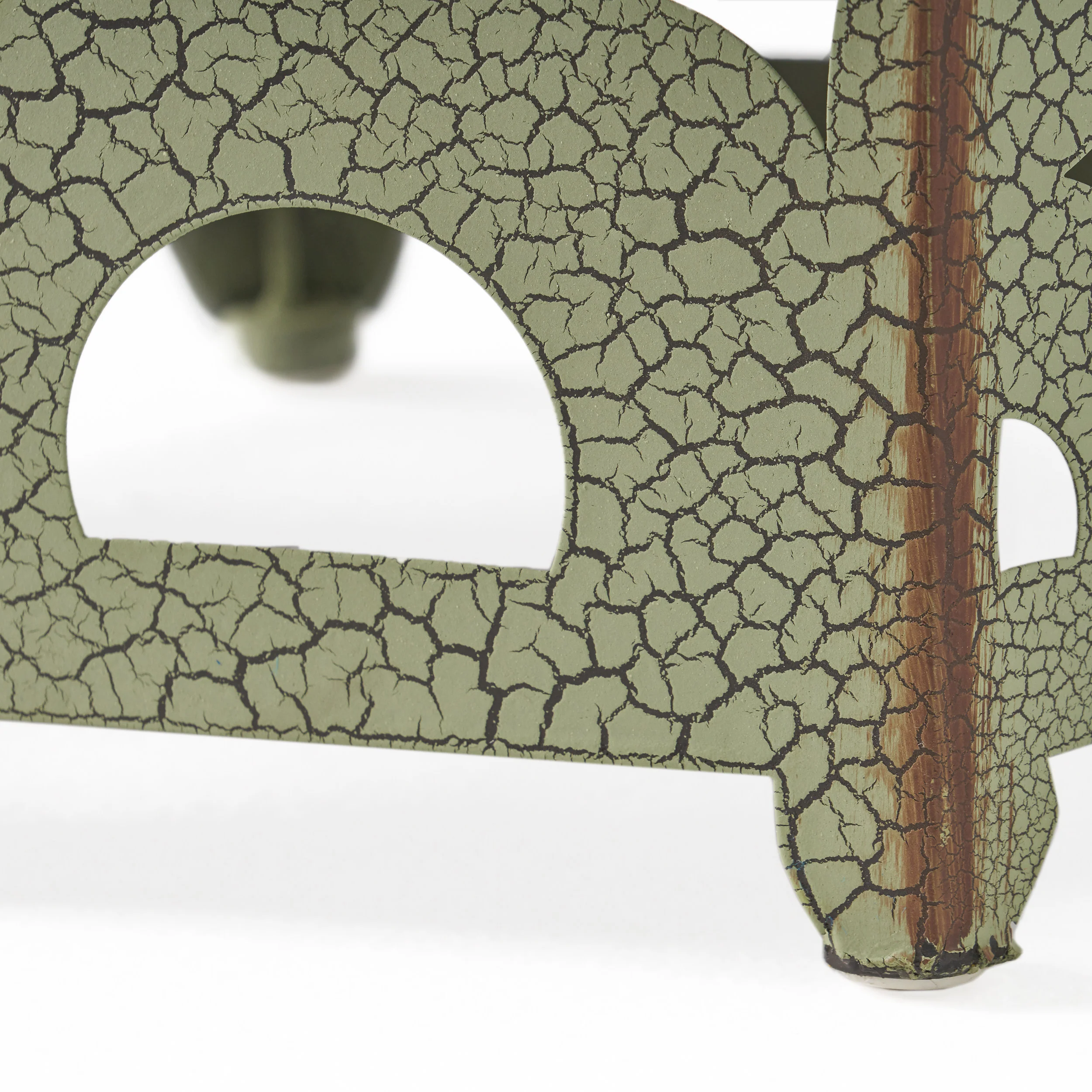 Contemporary Outdoor Hexagonal Antique Iron Accent Tables (Set of 2) - furnishings