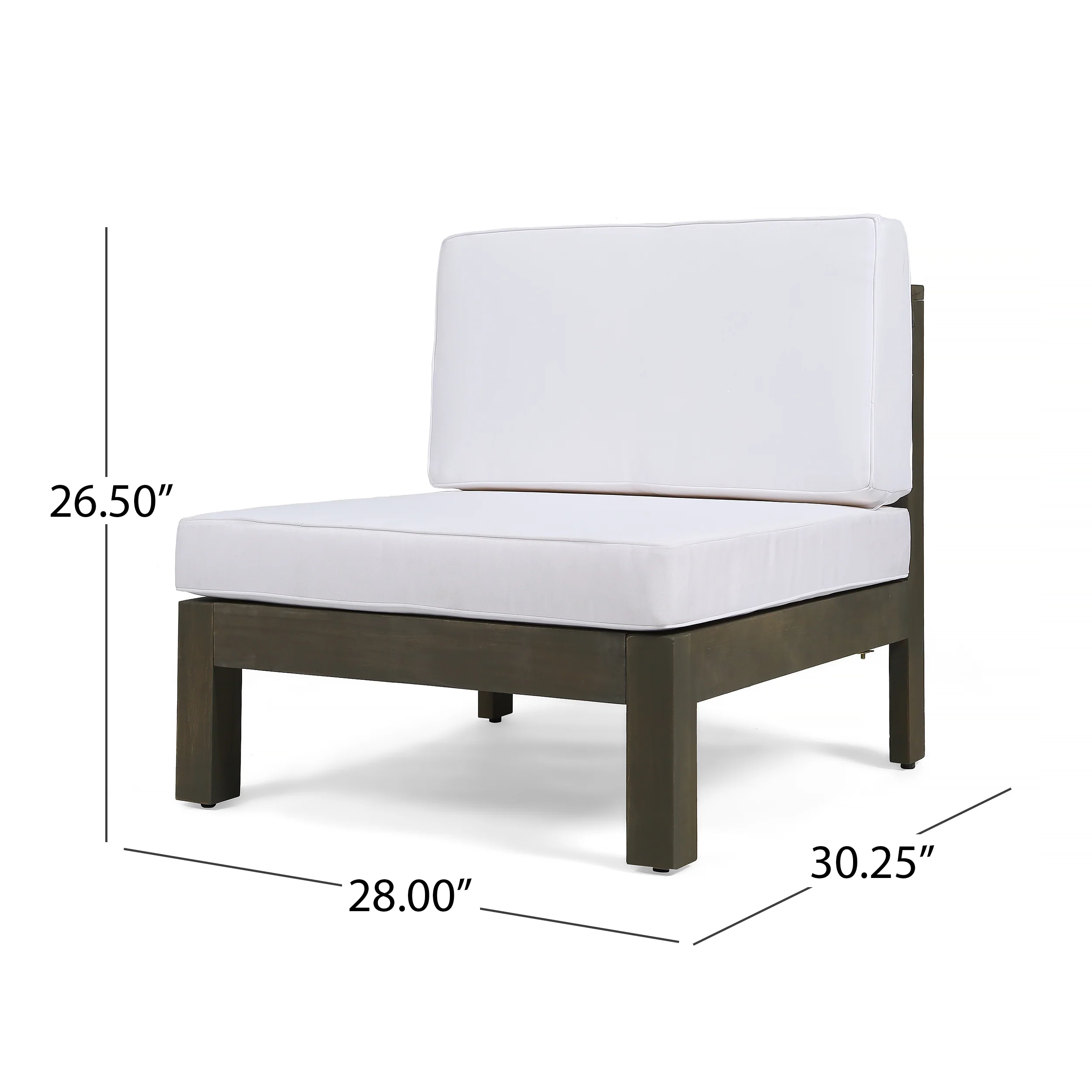 Cynthia Outdoor 7 Seater Acacia Wood Sectional Sofa Set - furnishings