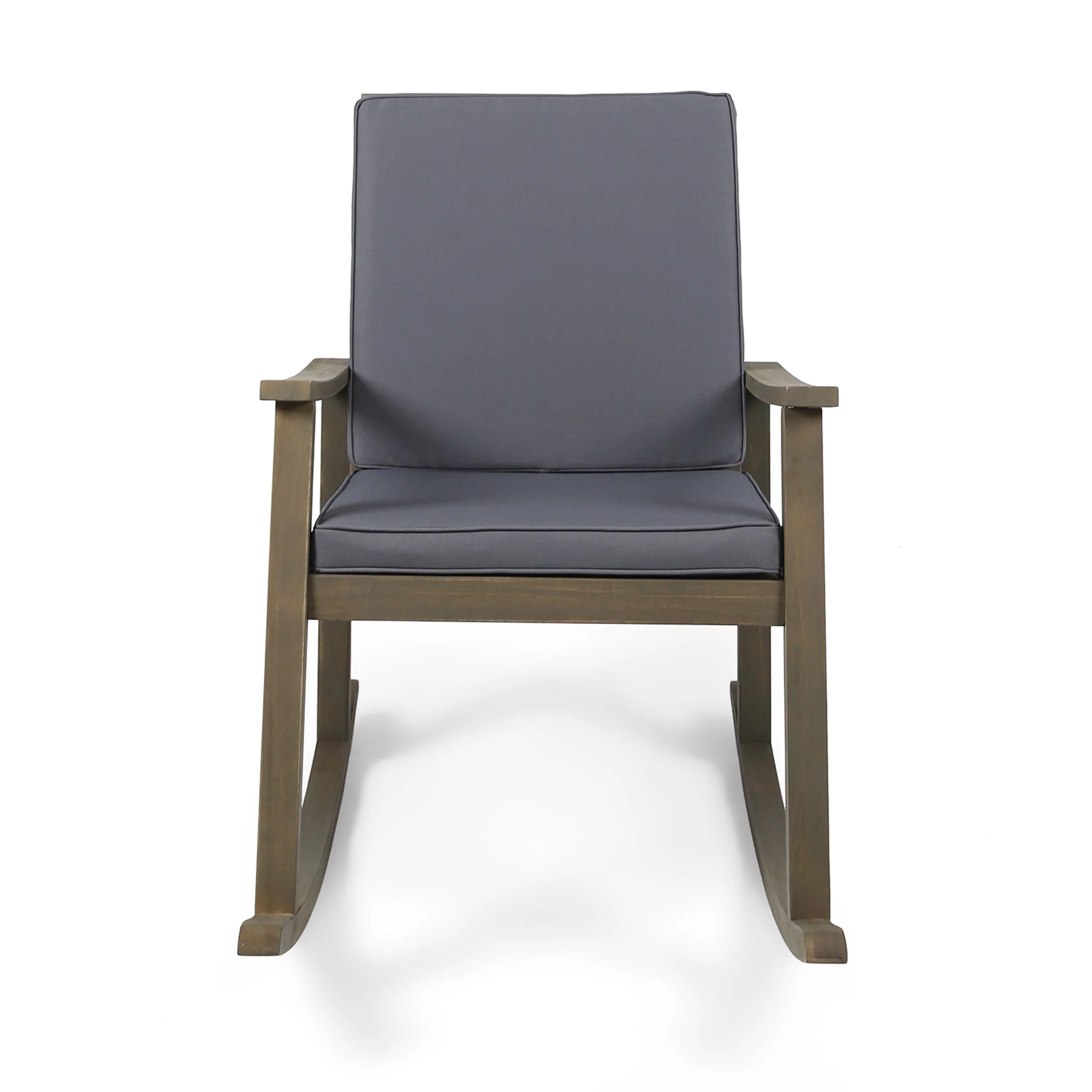 David Outdoor Acacia Wood Rocking Chair (Set of 2) - furnishings
