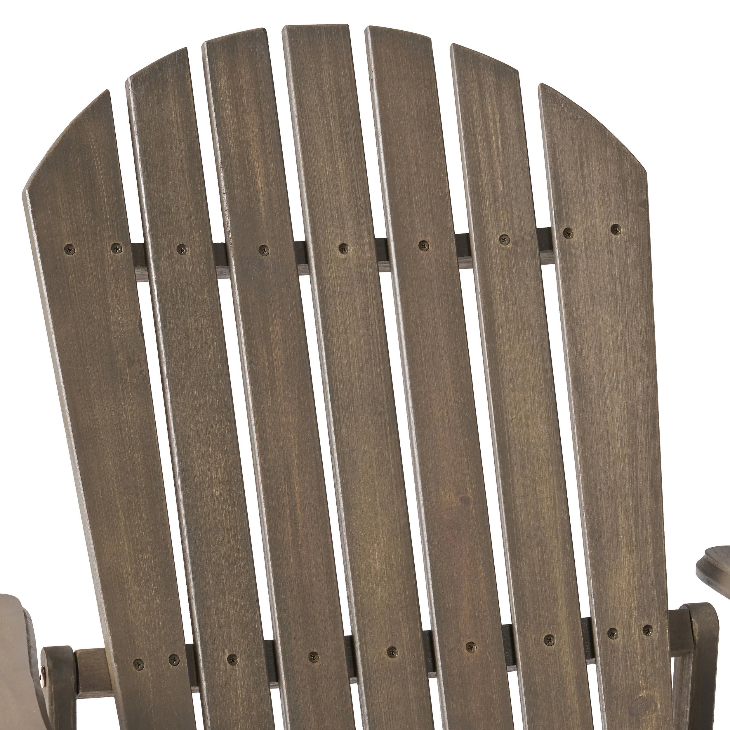 Kono Outdoor Acacia Wood Reclining Adirondack Chair with Footrest - furnishings