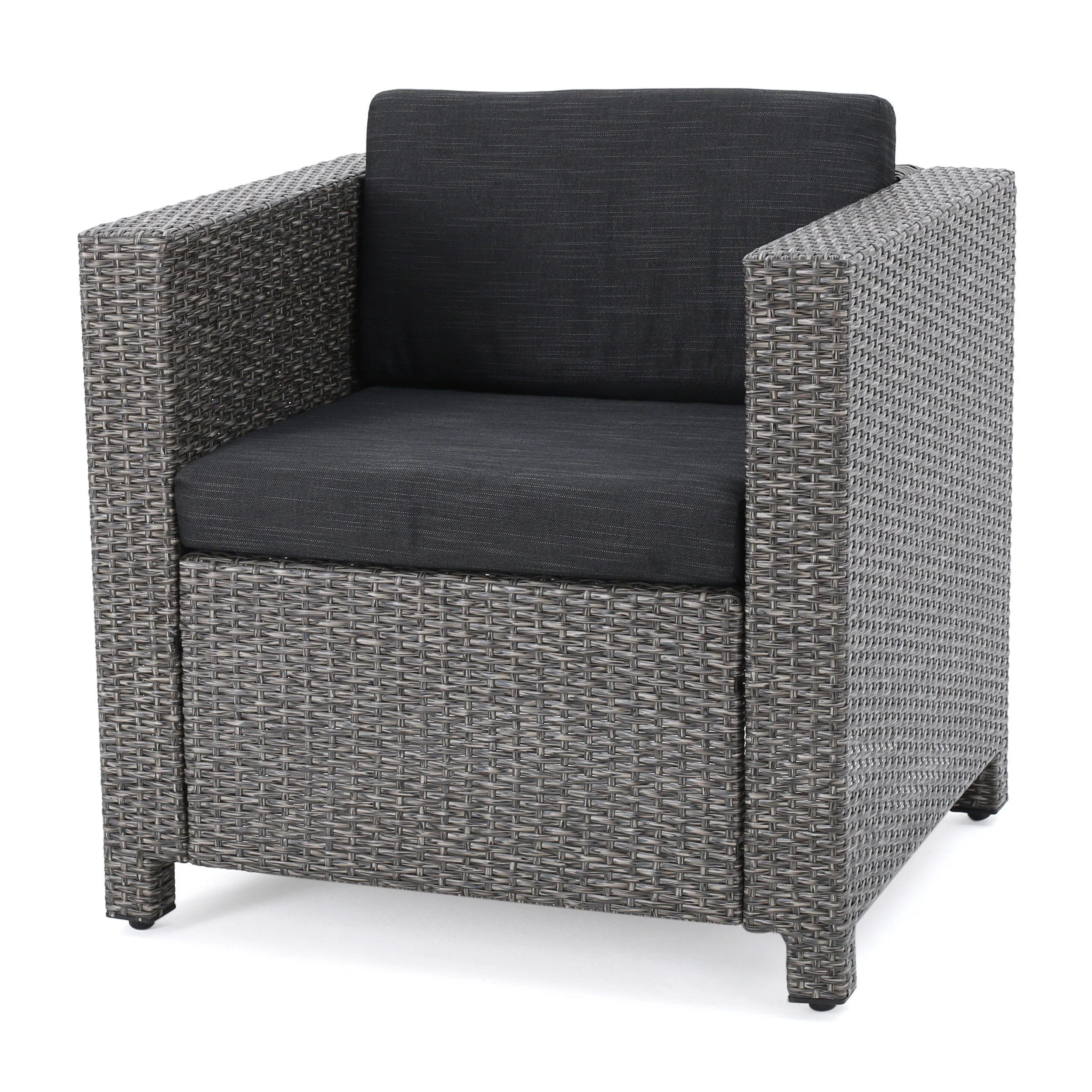 Venice 4-Seater Outdoor Fire Pit Chat Set - furnishings