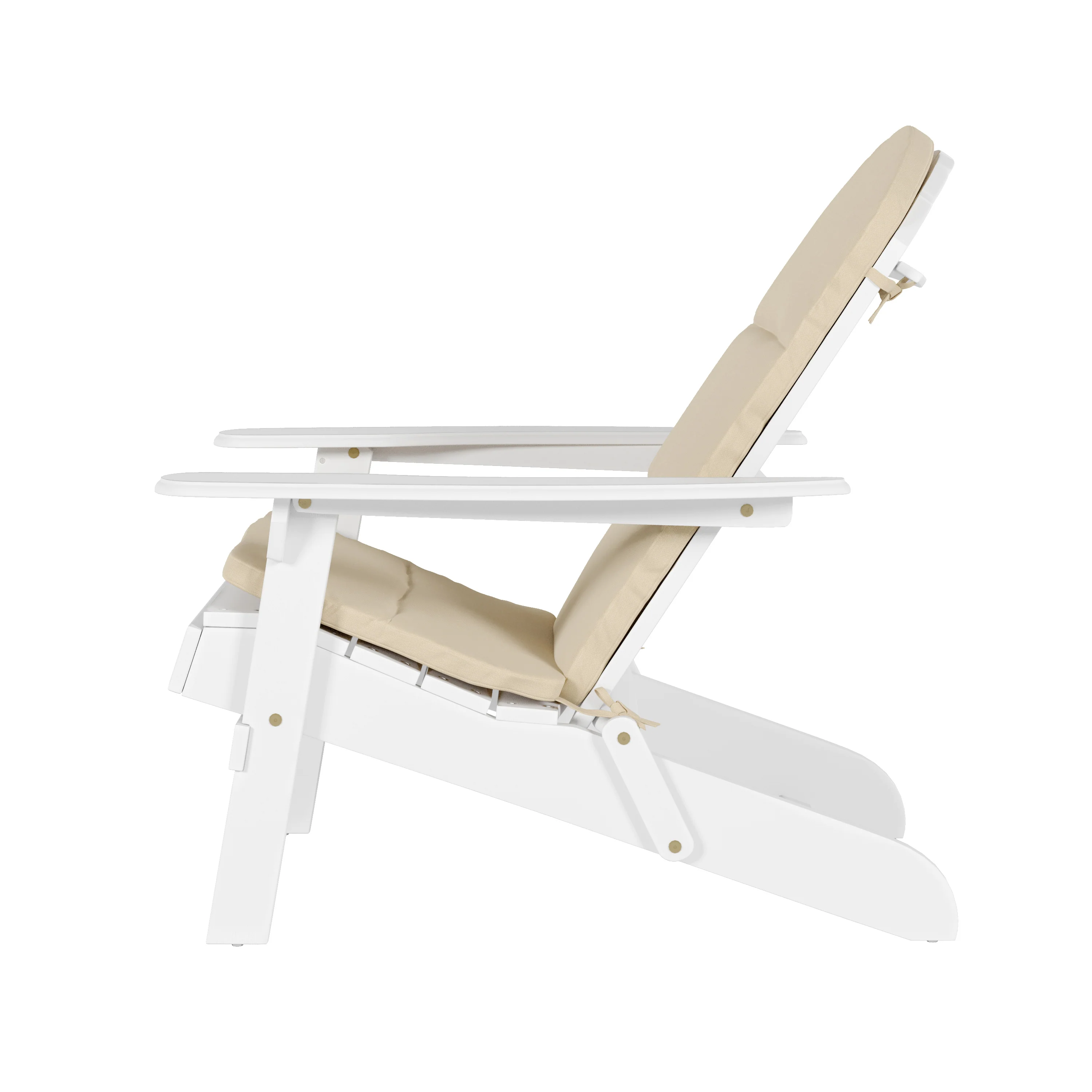 Amenda Outdoor Acacia Wood Folding Adirondack Chairs with Cushions - furnishings