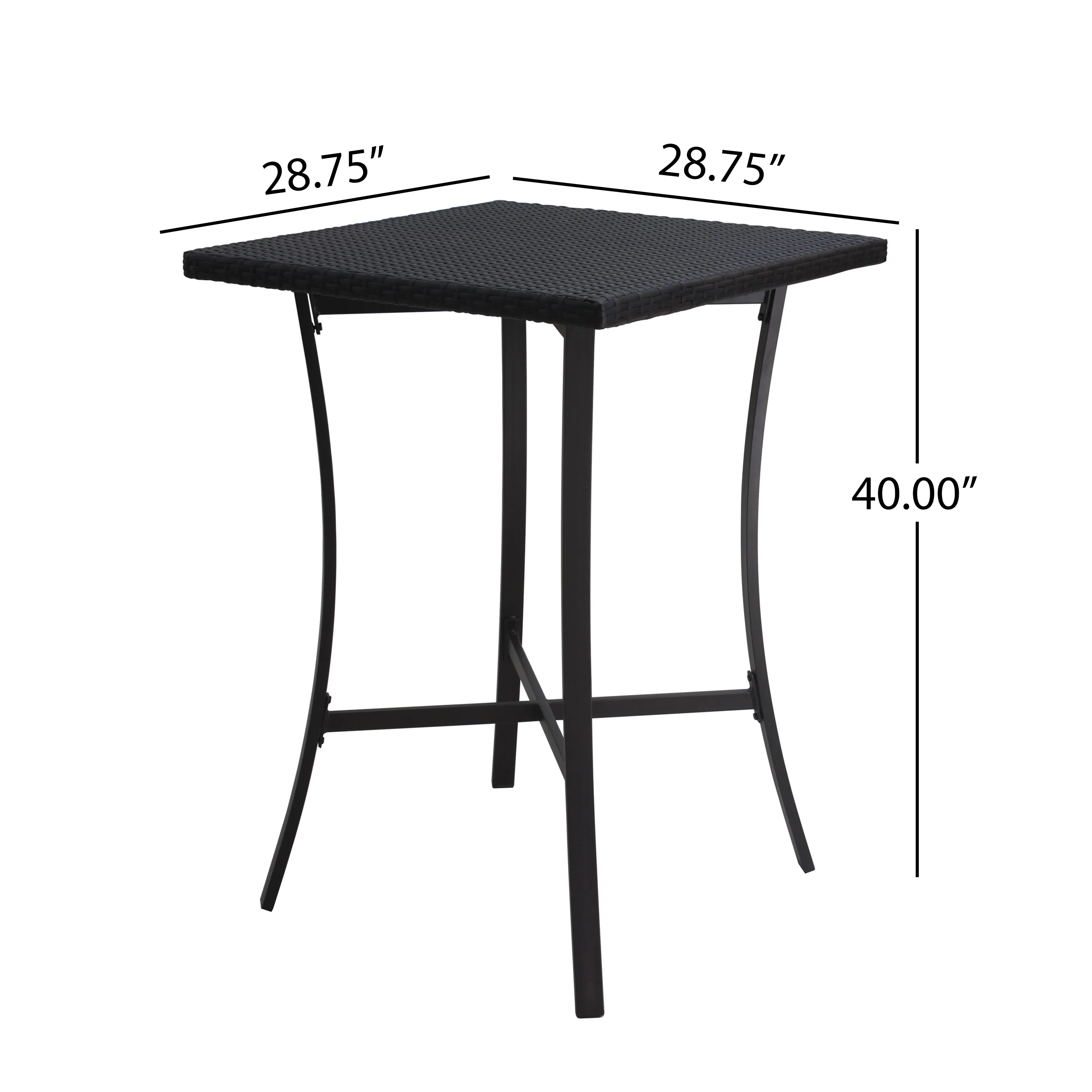 Pyra 3 Pc. Multi Brown Outdoor Bar Set - furnishings