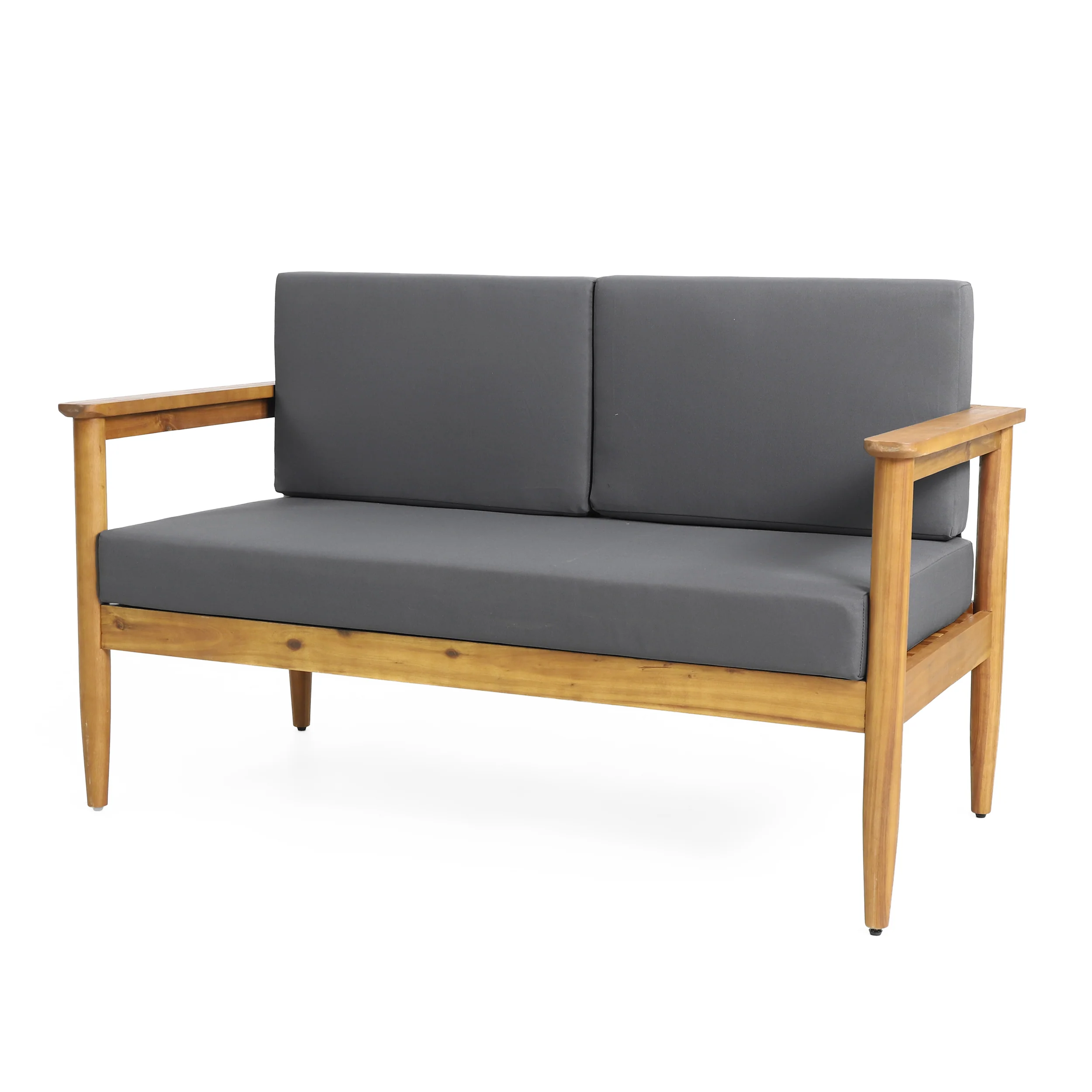 Plumb Outdoor Acacia Wood 4 Seater Chat Set - furnishings