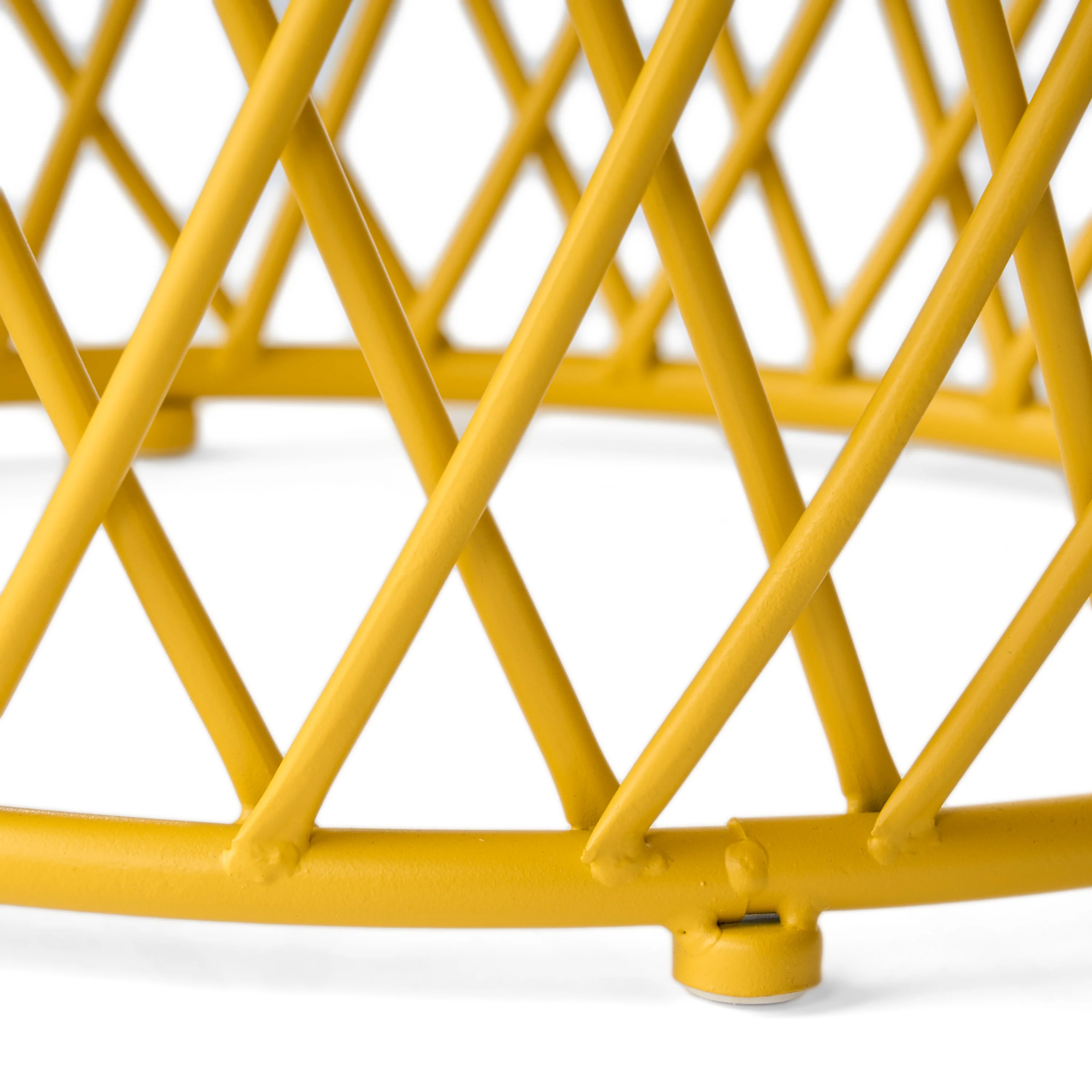 Jadien Outdoor 19 Inch Diameter Lattice Iron Side Table - furnishings
