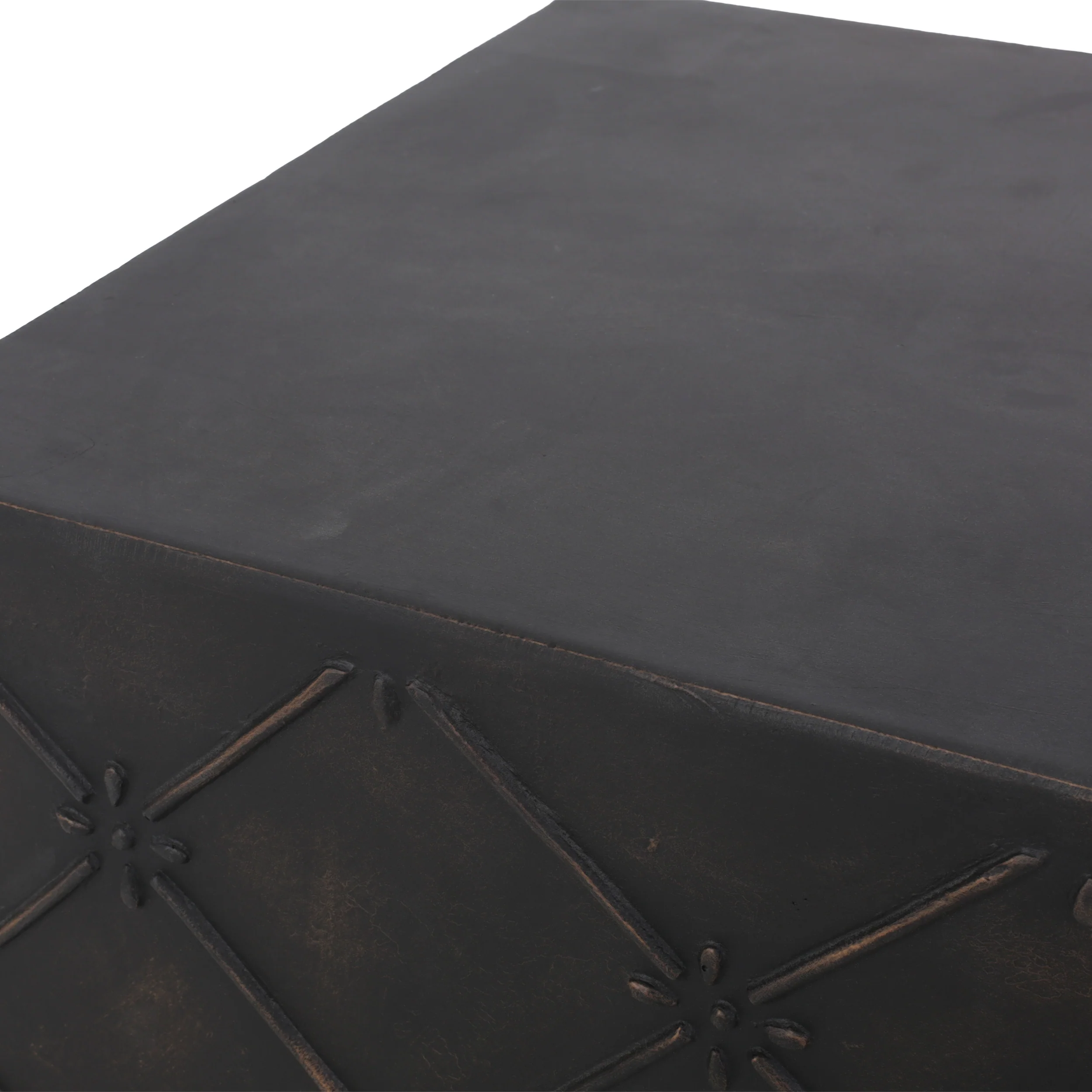 Baxton Outdoor Lightweight Concrete Side Table - furnishings