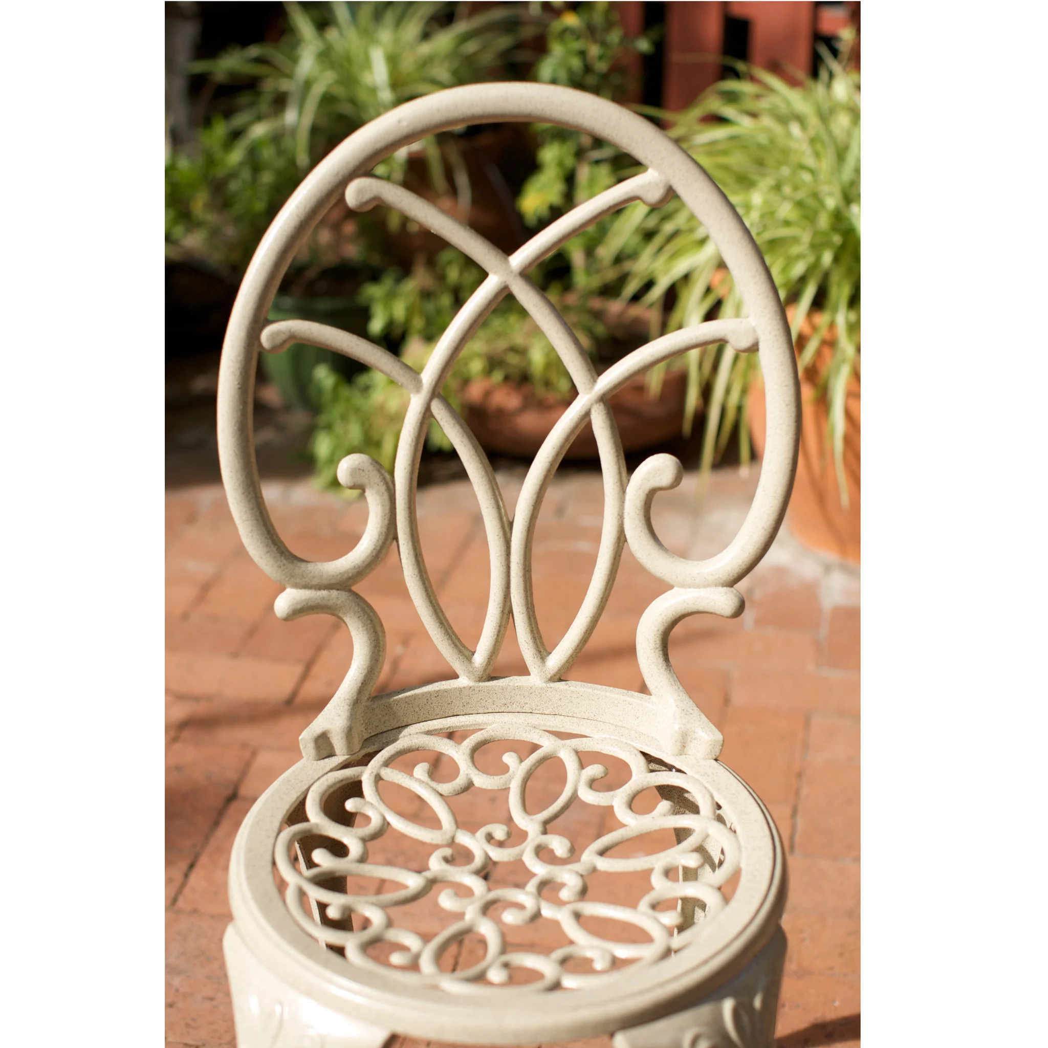 Andover Outdoor 3-Piece Aluminum Bistro Set - furnishings