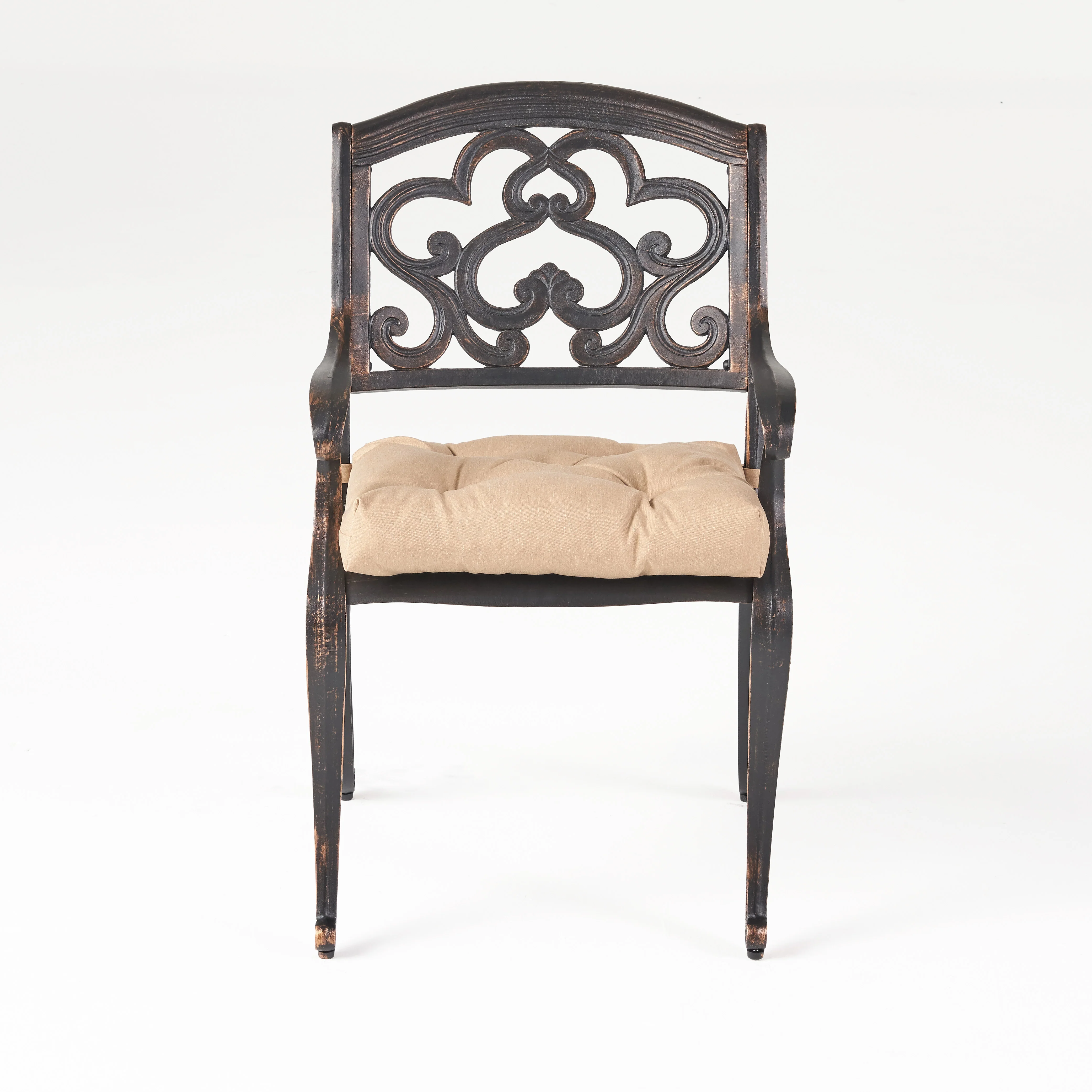 Sher Outdoor Dining Chair with Cushion (Set of 2) - furnishings
