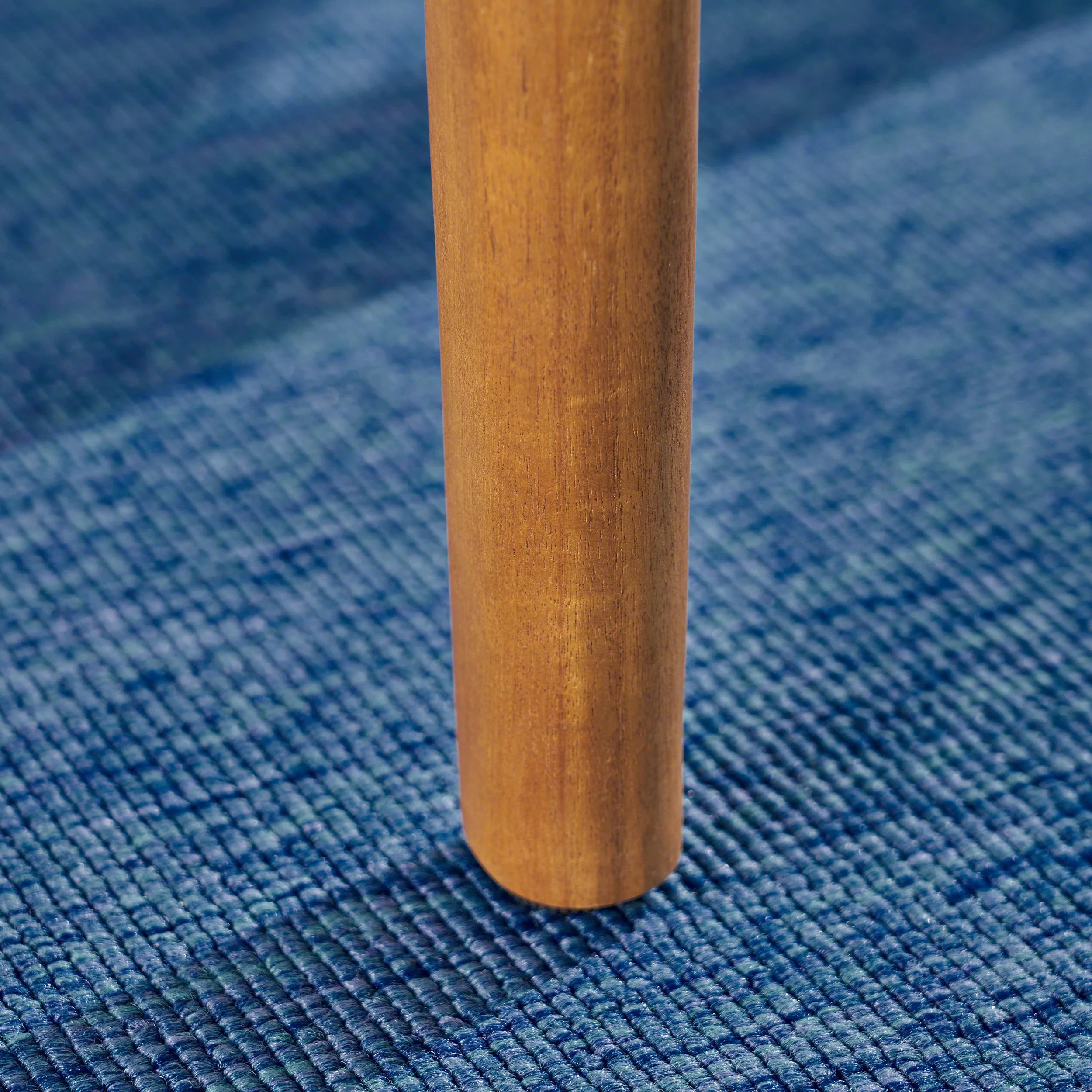 Stanford Outdoor Round Acacia Wood Bistro Table with Straight Legs, Teak - furnishings