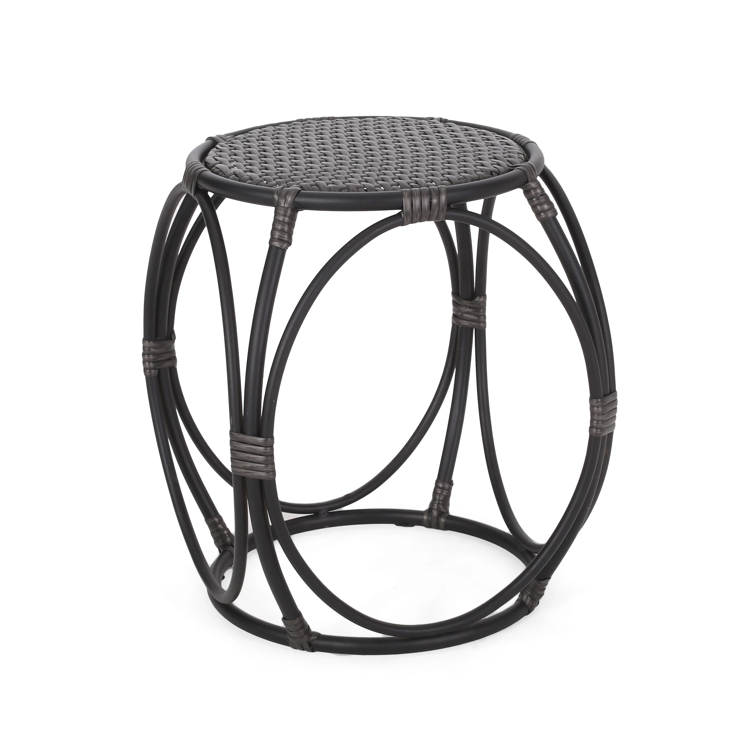 Coston Outdoor Wicker Side Table - furnishings