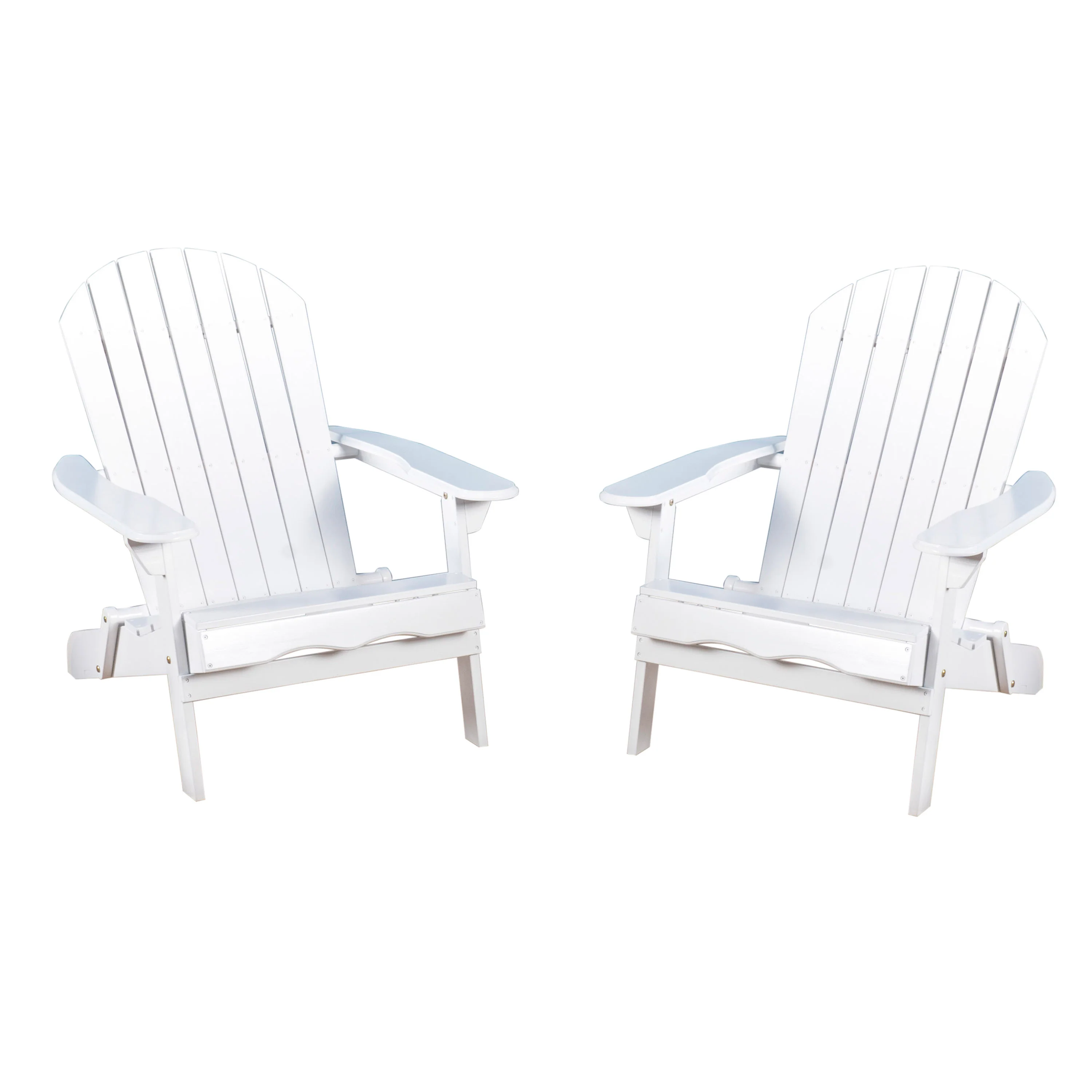 Milan Outdoor Acacia Wood Folding Adirondack Chair - furnishings
