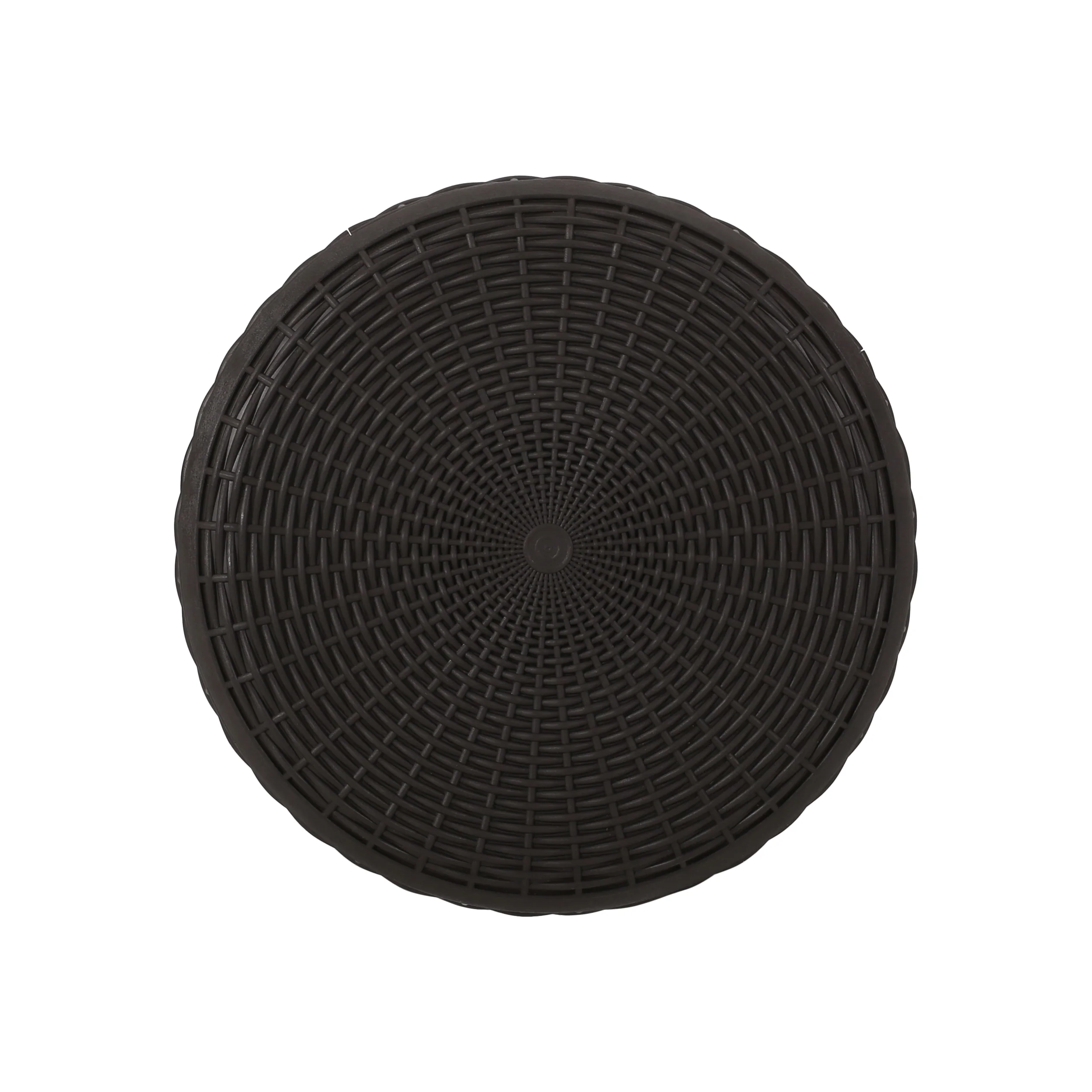 Iven Outdoor Faux Wicker Patio Table - furnishings