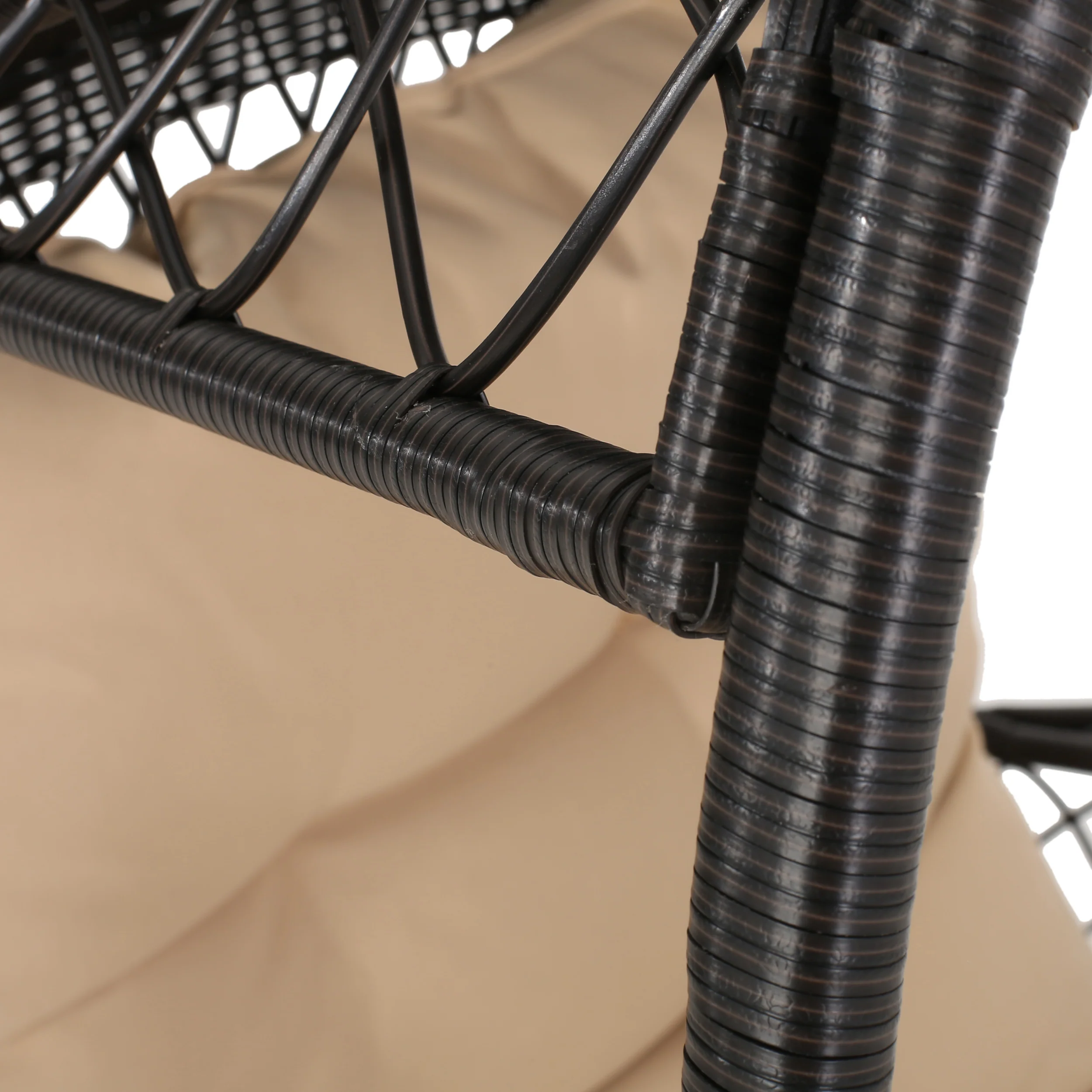 Primo Outdoor Wicker Freestanding Basket Chair - furnishings