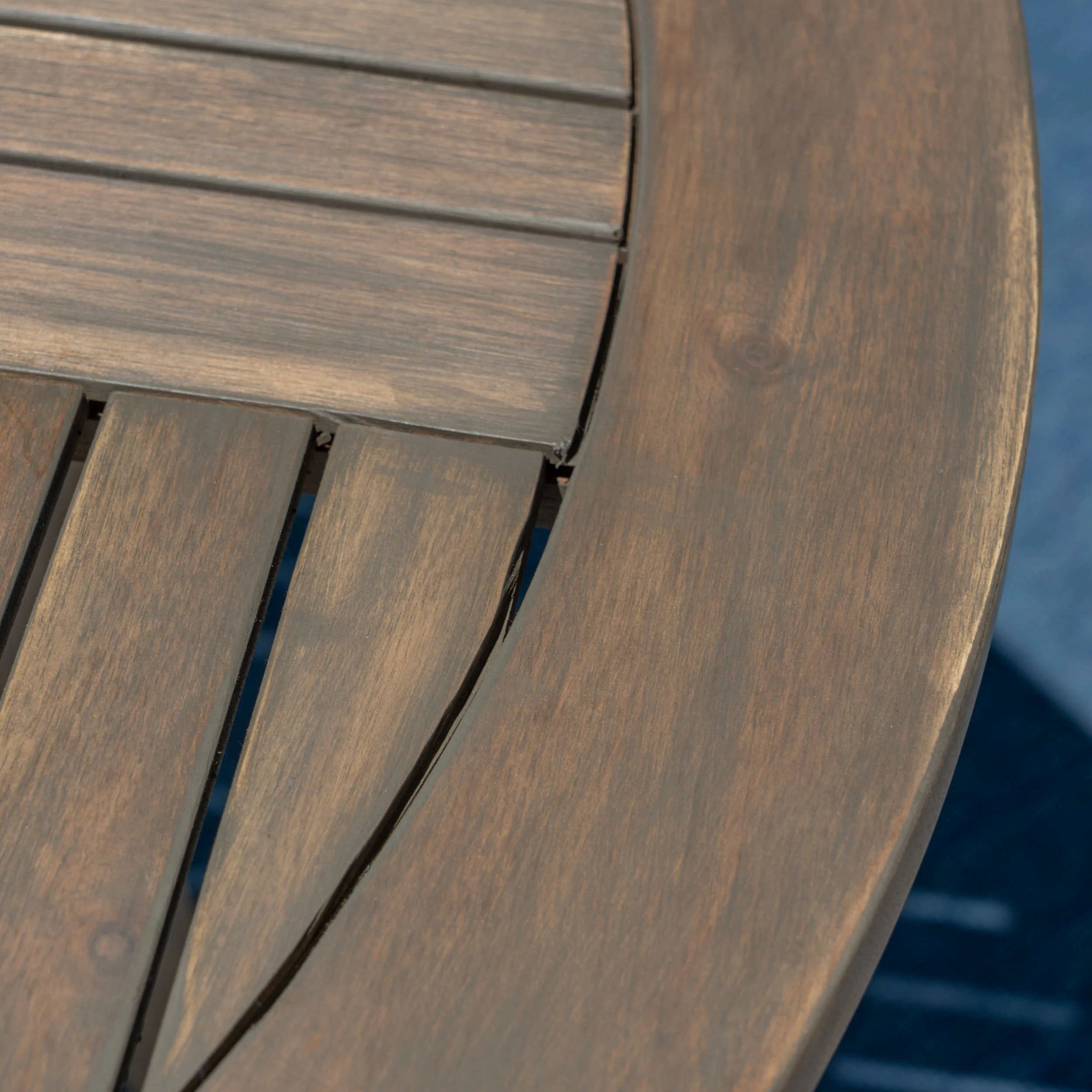 Adn Outdoor 47-inch Round Acacia Wood Dining Table - furnishings