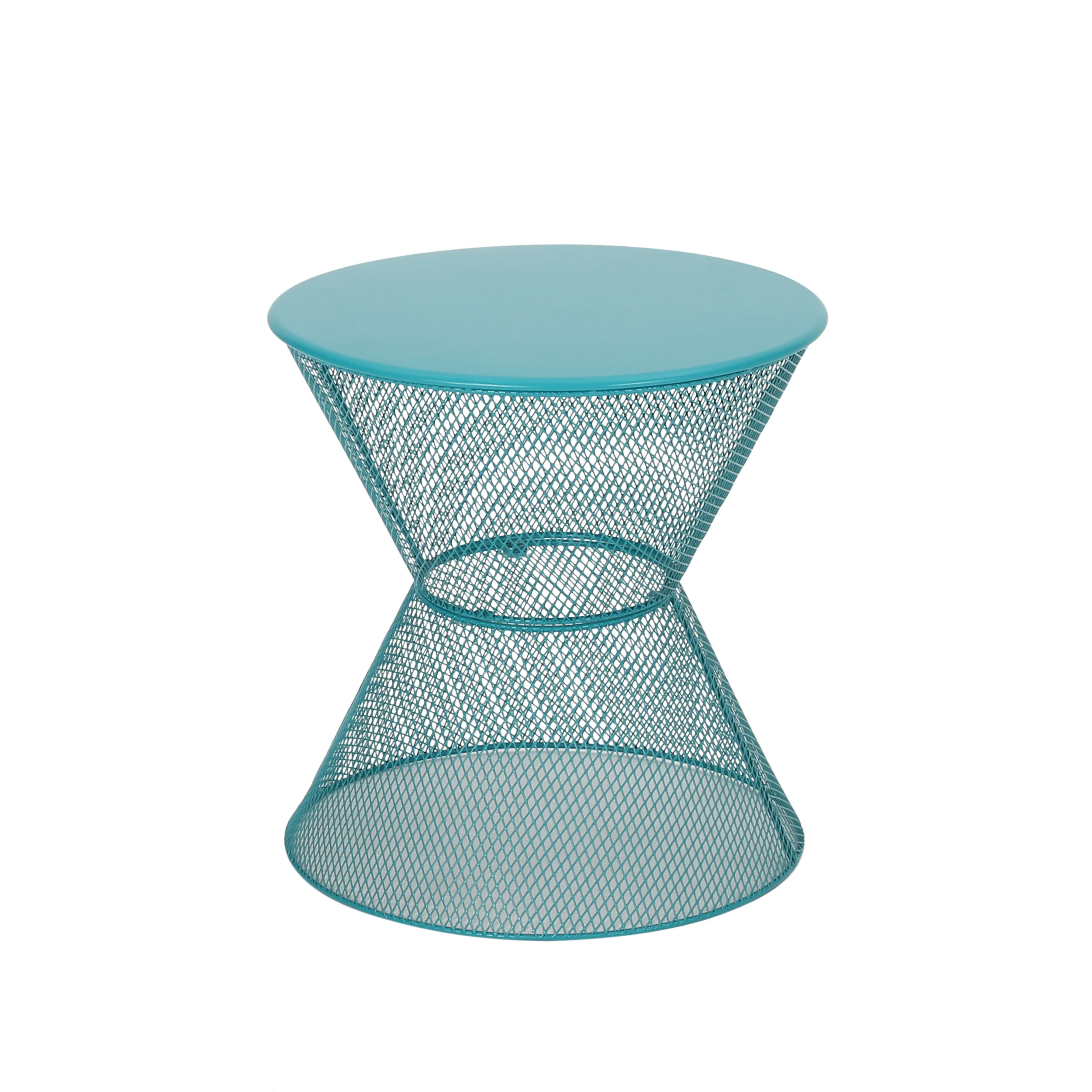 Tristian Modern Outdoor Iron Side Table - furnishings