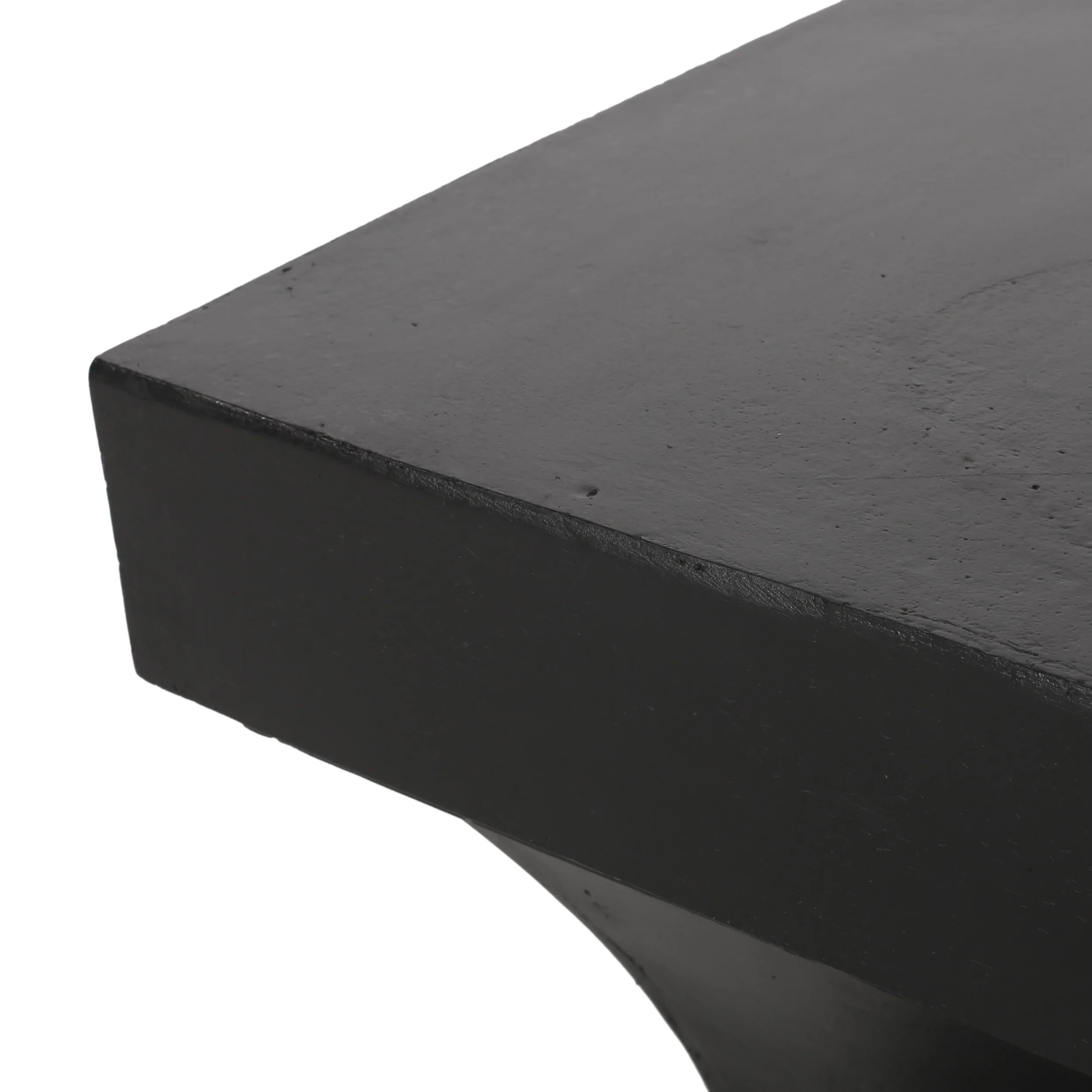 Atrass Outdoor Modern Lightweight Concrete Side Table - furnishings