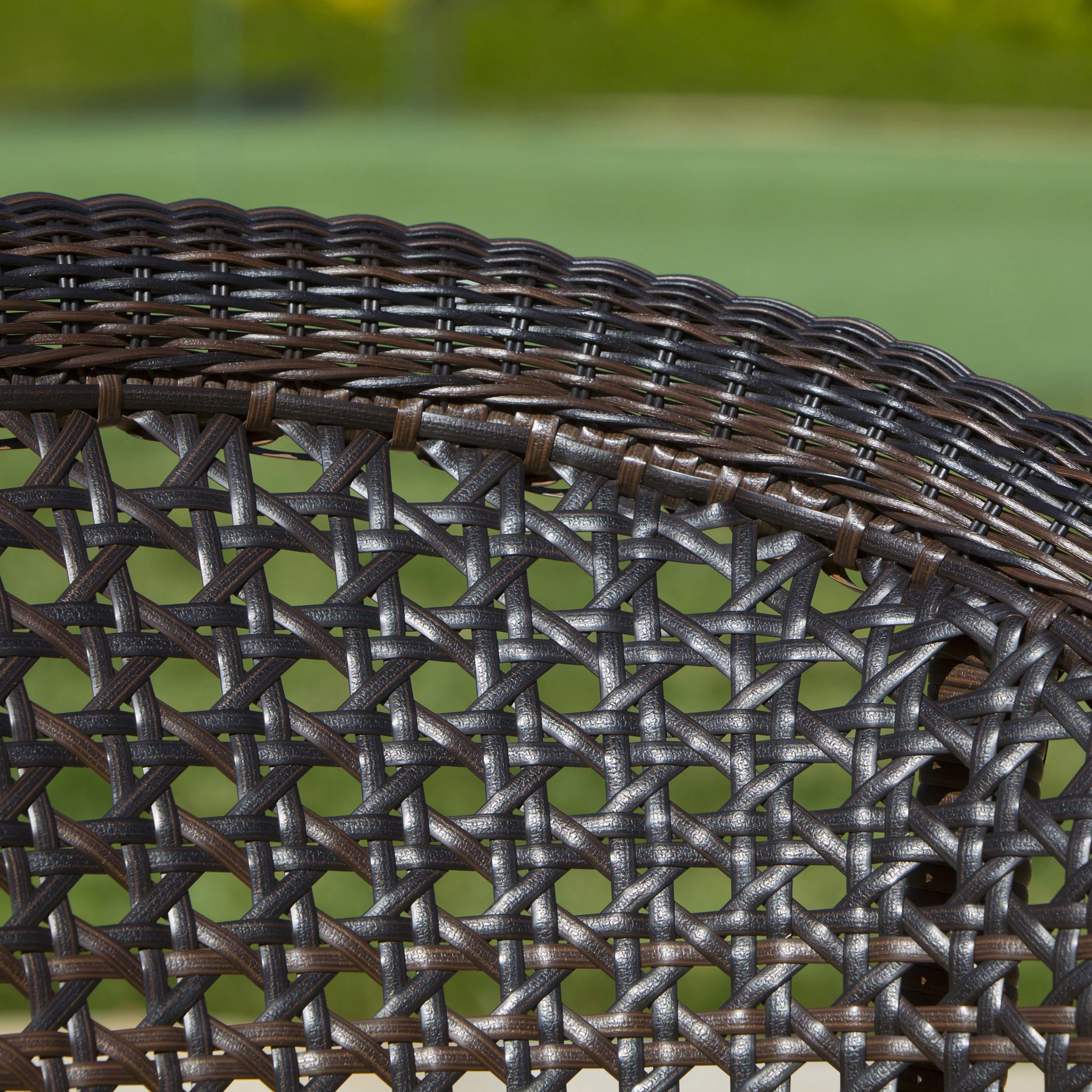Malibu Brown 2pk Wicker Club Chairs - furnishings