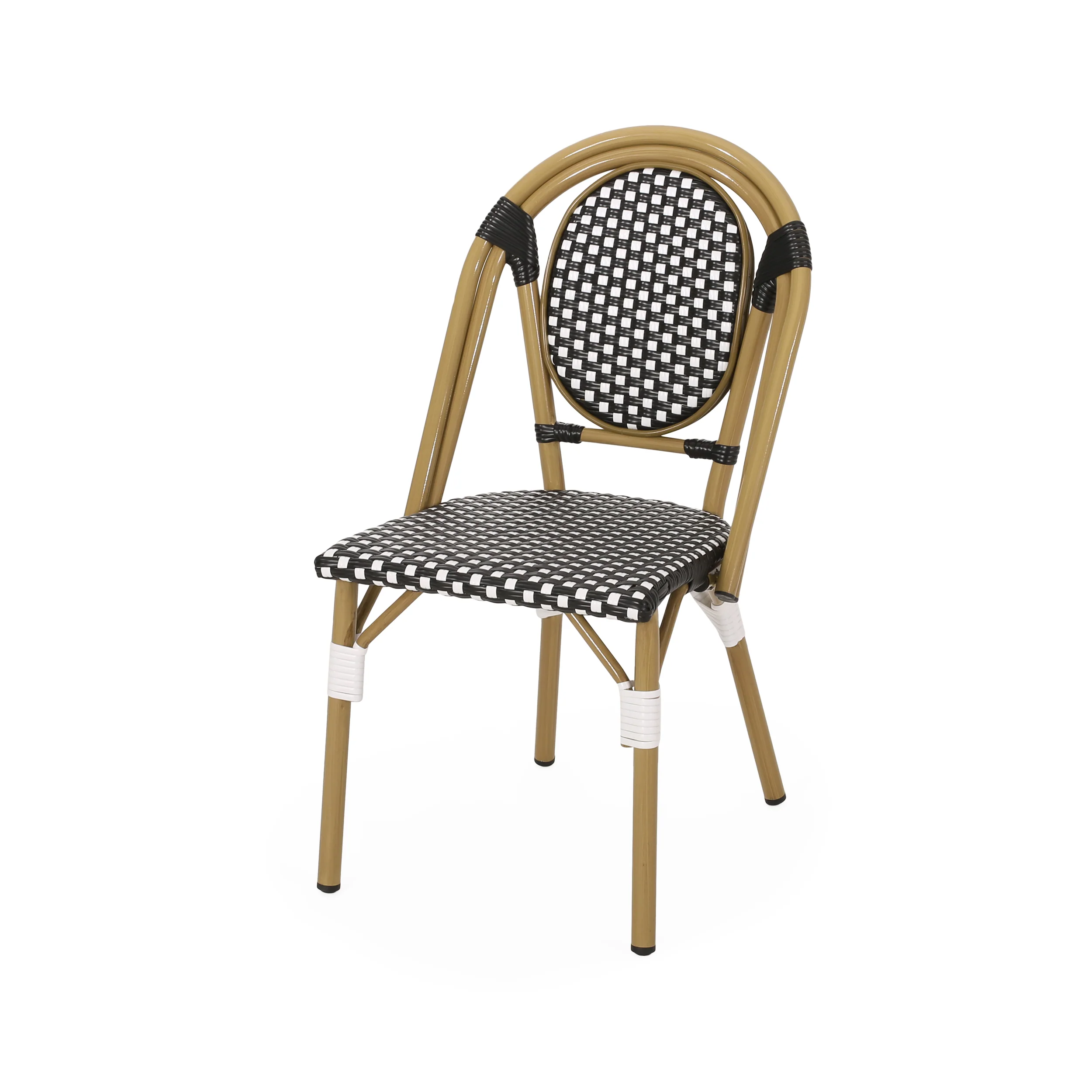 Kazaria Outdoor French Bistro Chairs (Set of 2) - furnishings