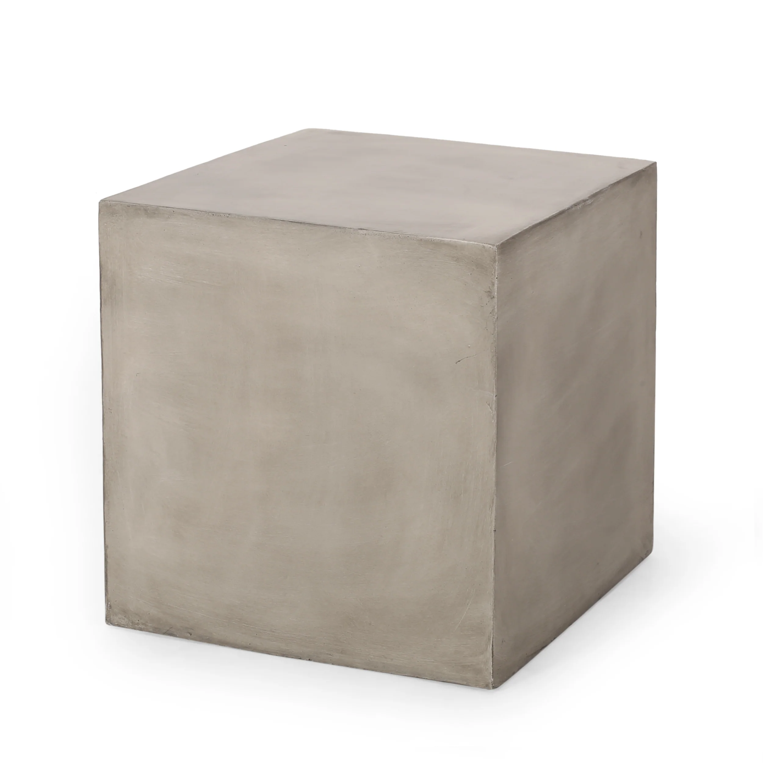 Kambreigh Outdoor Lightweight Concrete Side Table - furnishings