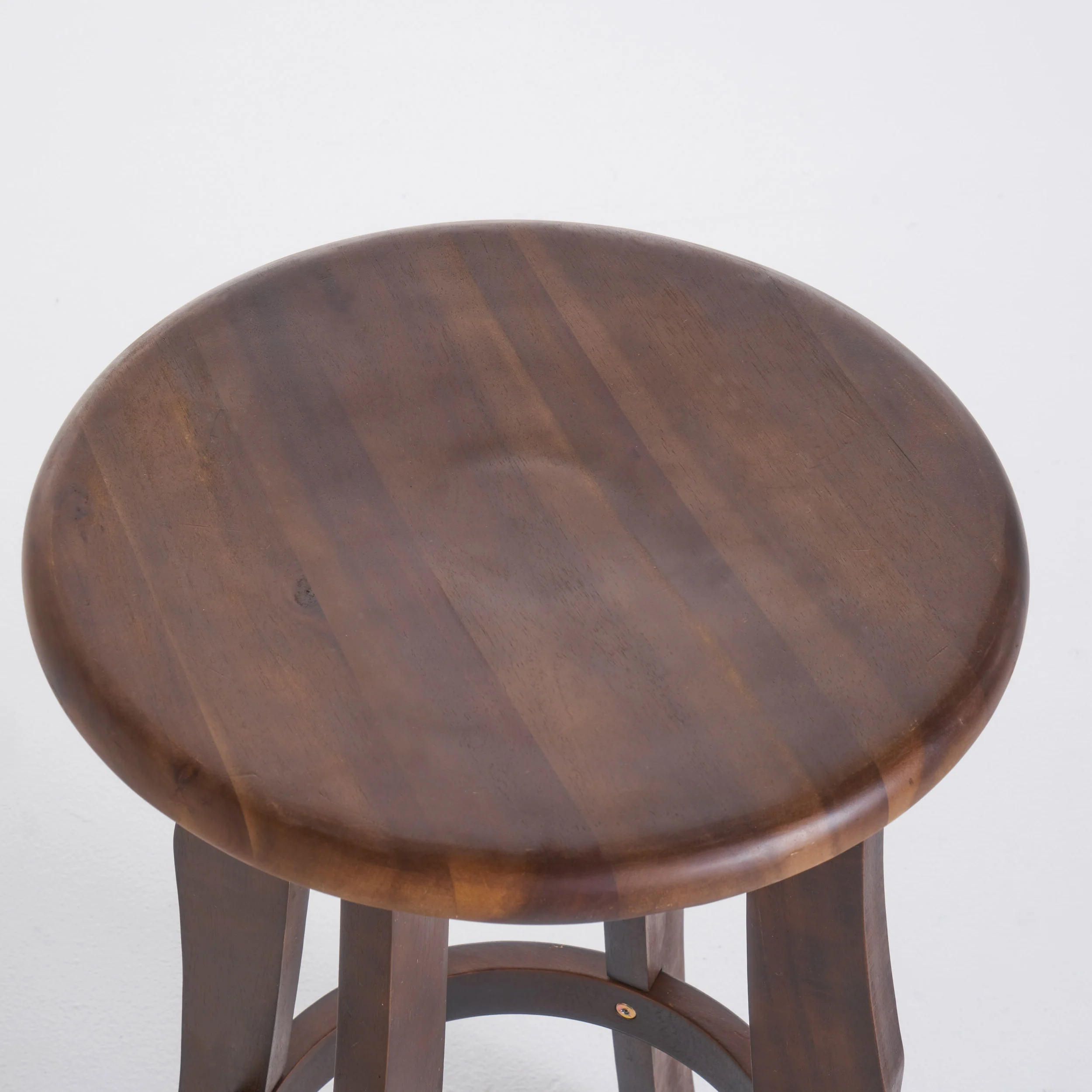 Primrose 30-Inch Outdoor Dark Brown Finished Acacia Wood Barstools - furnishings