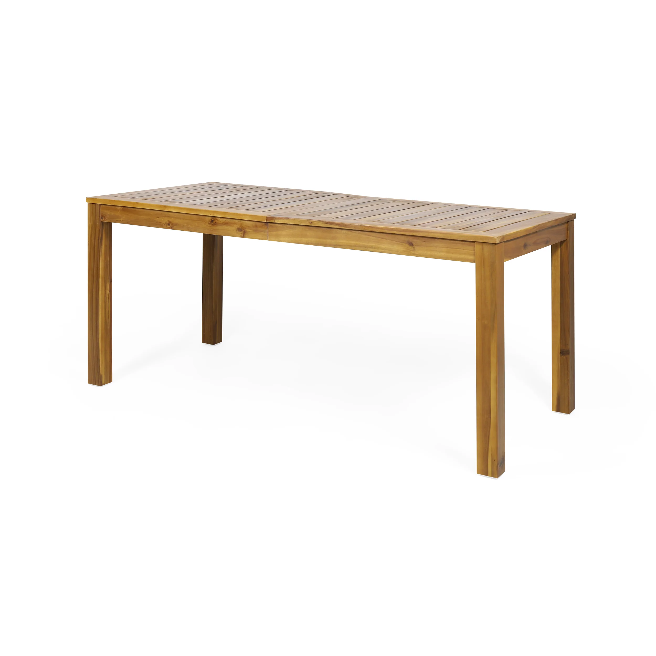 Joviah Outdoor Rustic Acacia Wood Dining Table - furnishings
