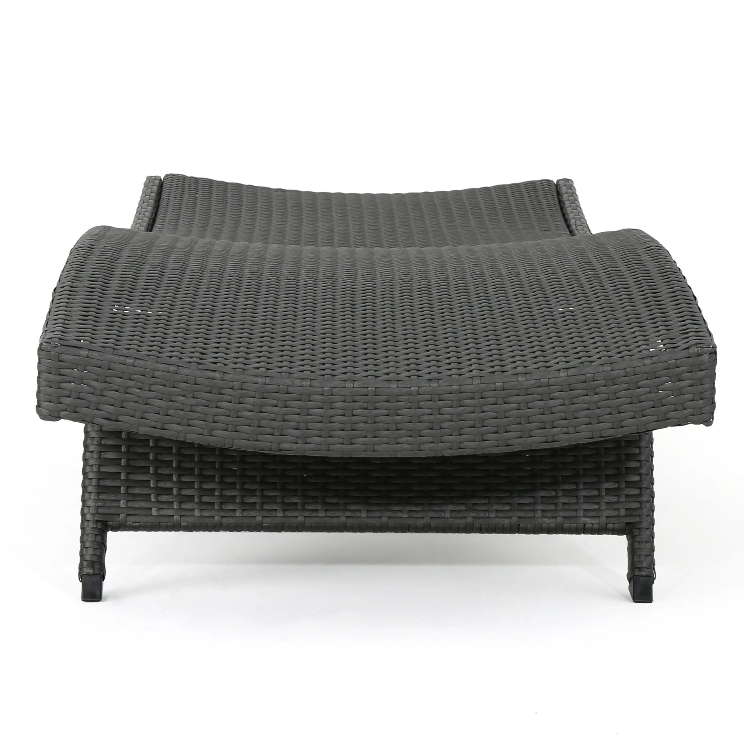Savana Outdoor Patio Wicker Lounge with Cover - furnishings