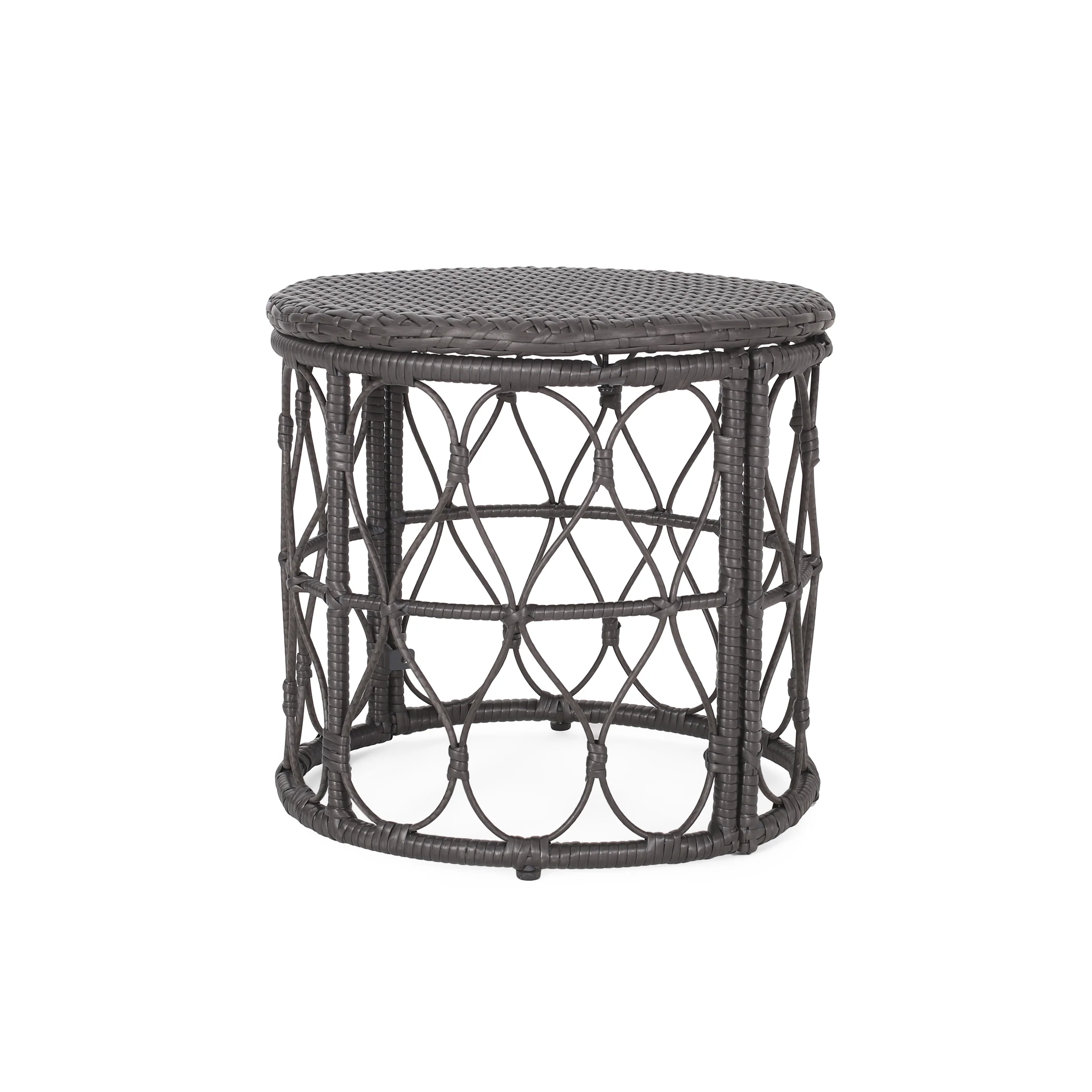 Colmar Outdoor Wicker Side Table - furnishings