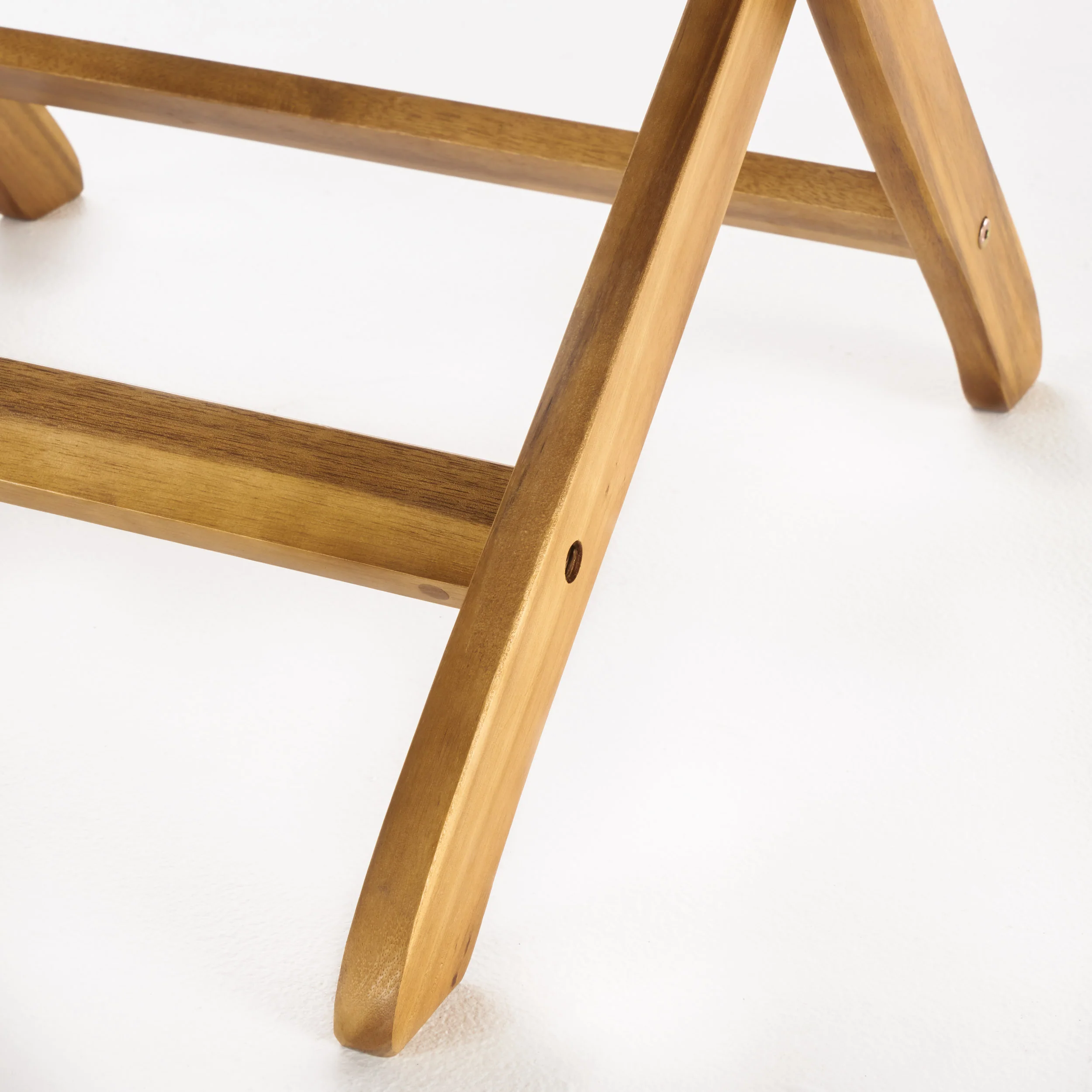 Versaille Outdoor Foldable Grey Finished Acacia Wood Bistro Table - furnishings