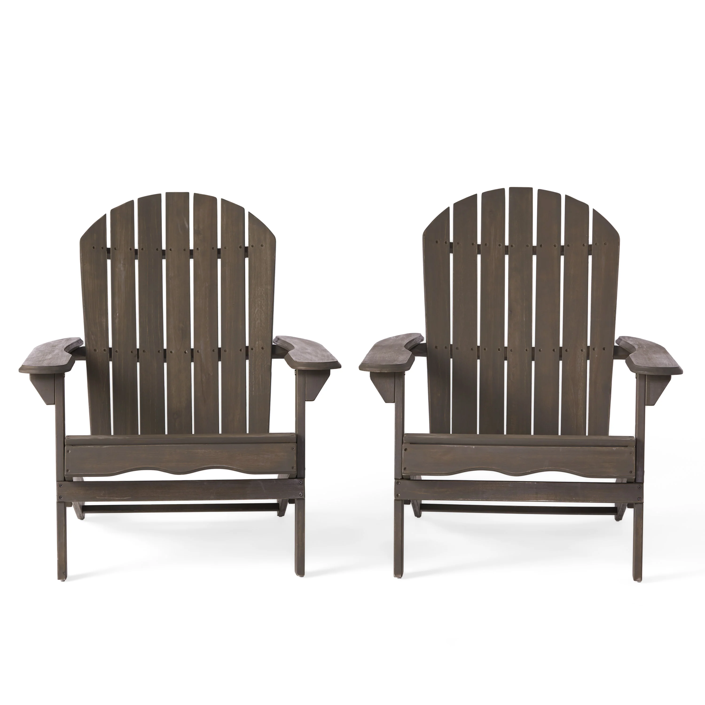 Milan Outdoor Acacia Wood Folding Adirondack Chair - furnishings