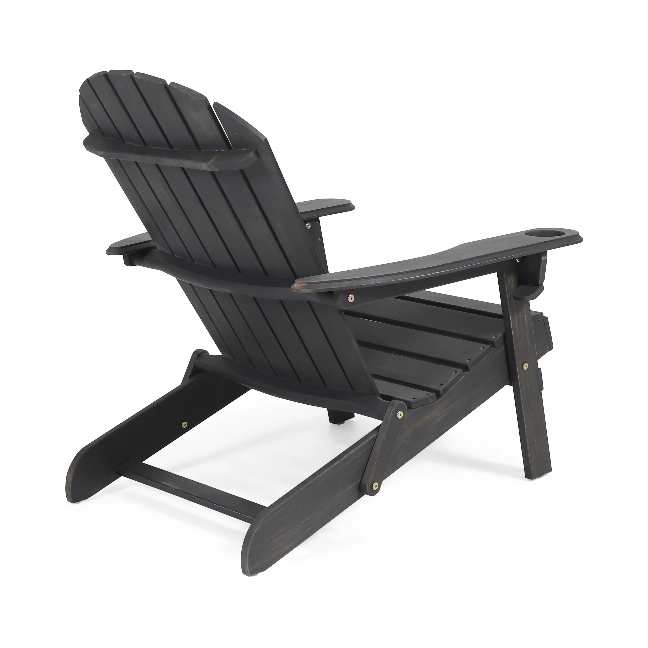 Kandyce Outdoor Acacia Wood 2 Seater Folding Chat Set - furnishings