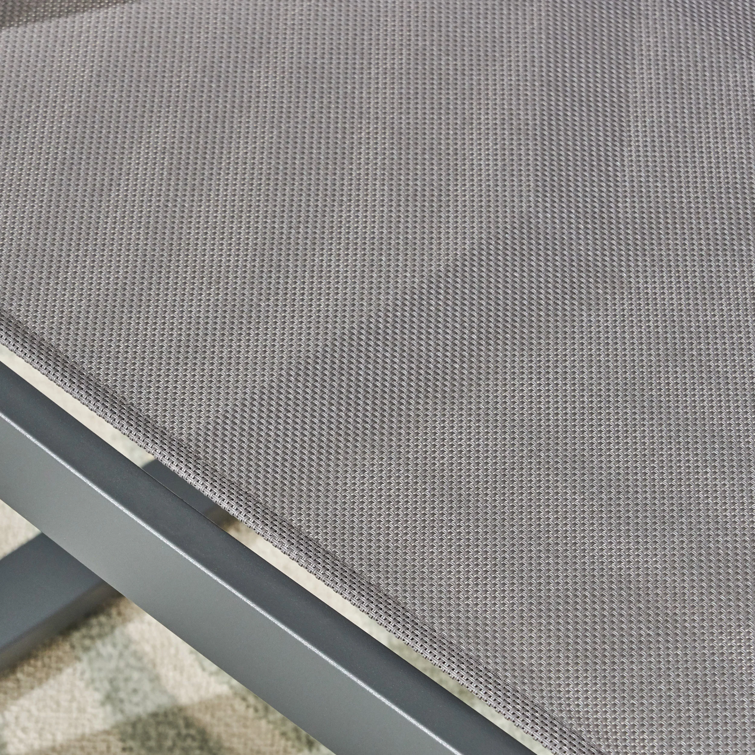 Aubrey Outdoor Aluminum Dining Chairs with Faux Wood Accents - furnishings