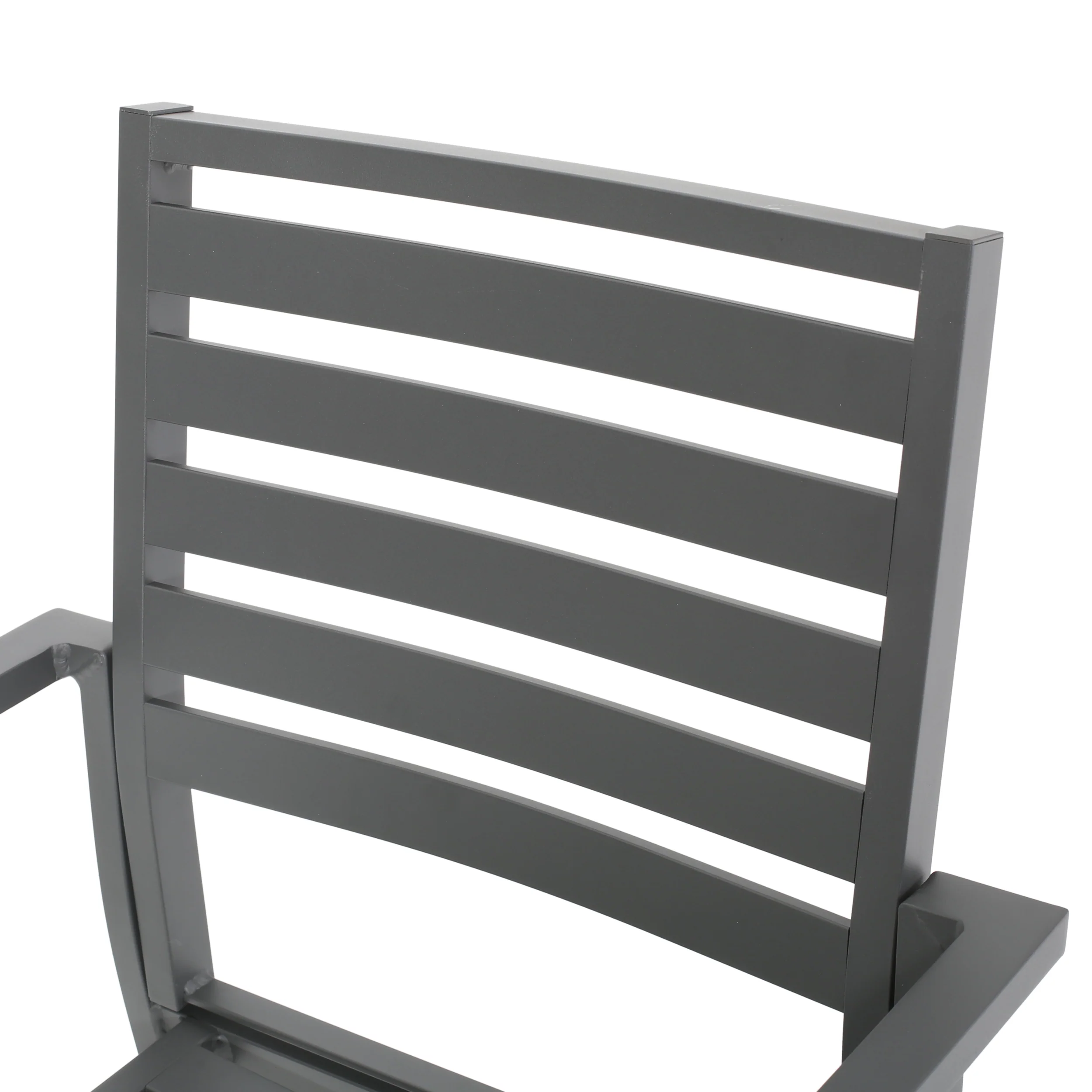 Cherie Outdoor Modern Aluminum Dining Chair (Set of 2) - furnishings
