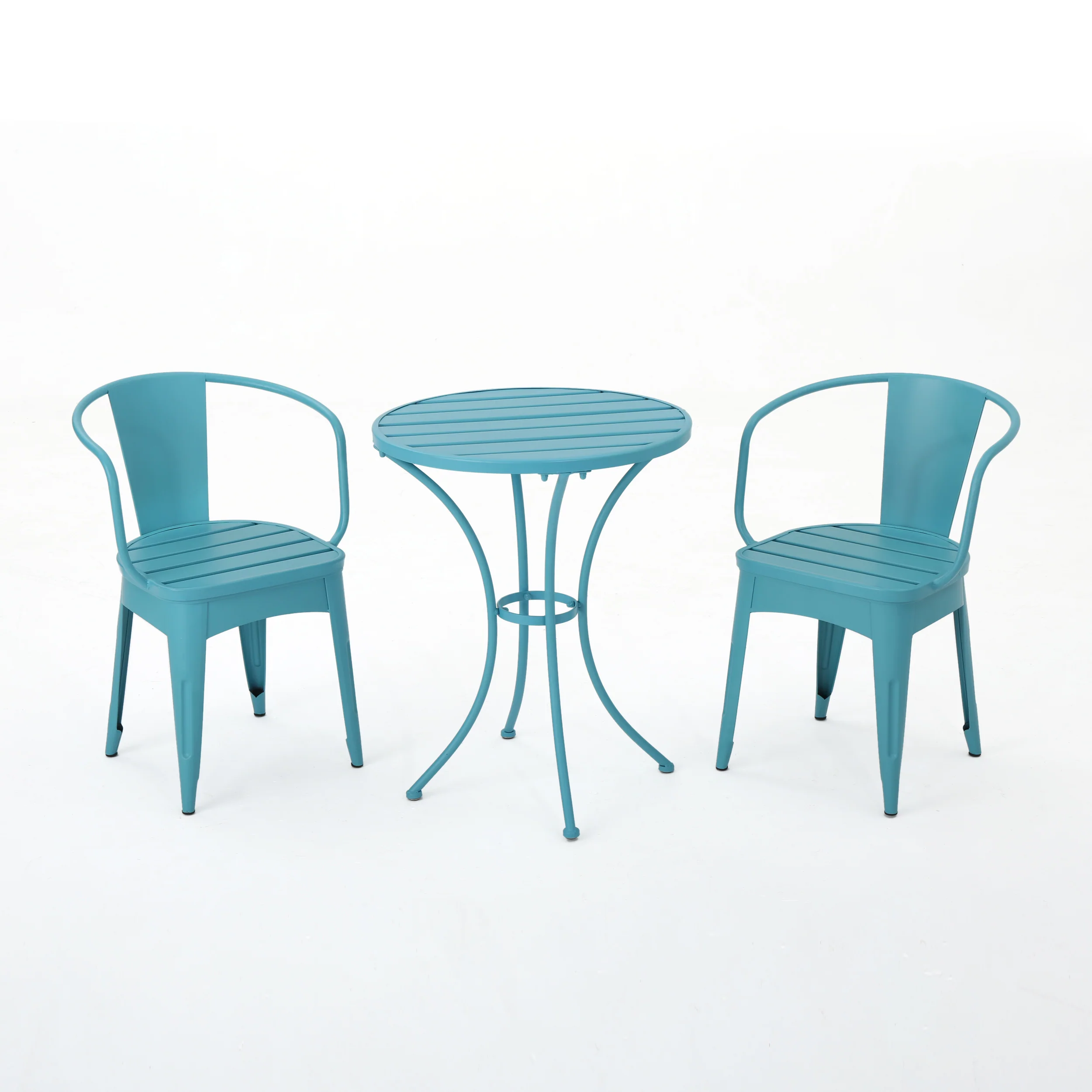 Collins Outdoor 3 Piece Iron Bistro Set - furnishings