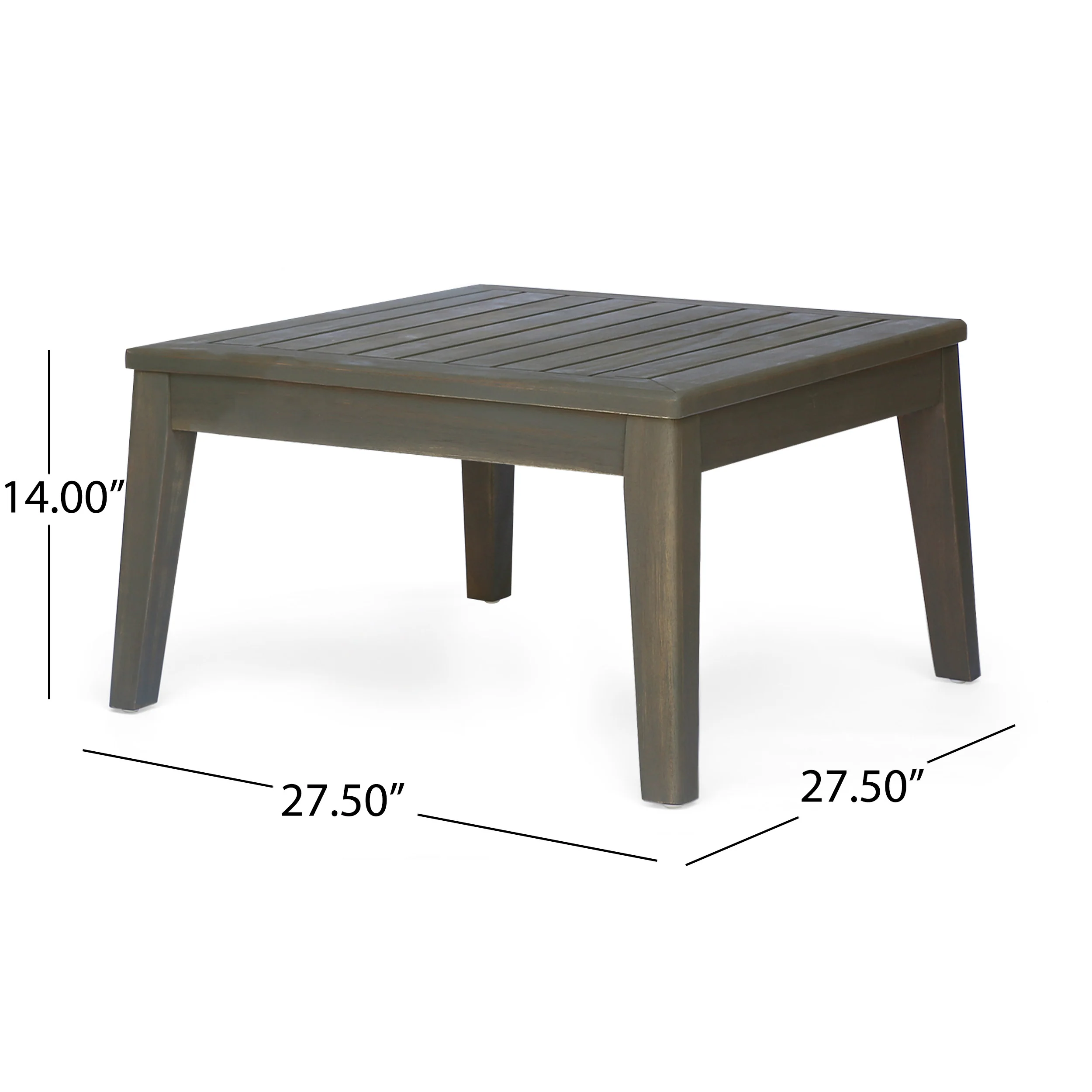 Giselle Outdoor Acacia Wood 7 Seater Sectional Sofa and Loveseat Set with Coffee Table - furnishings