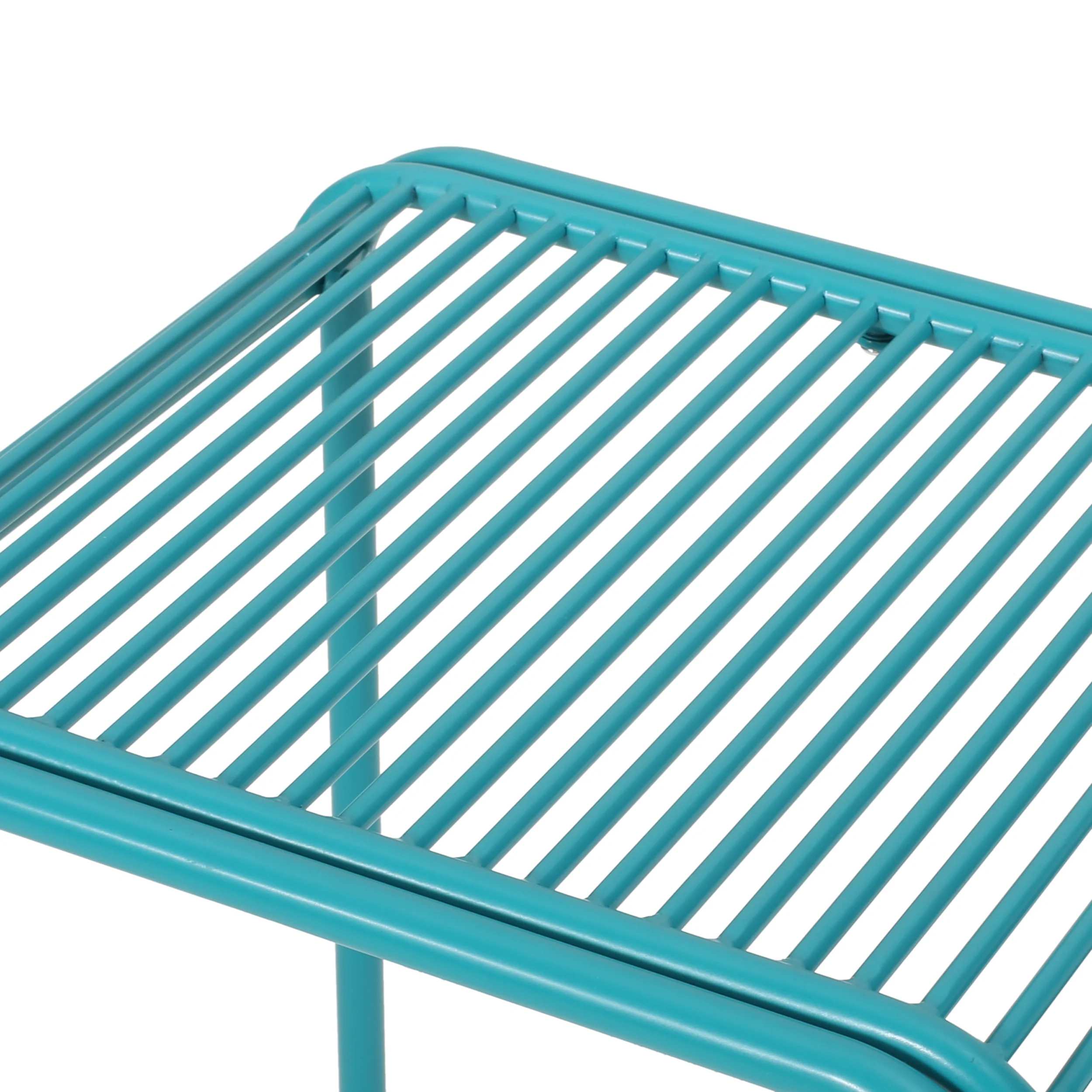Emily Outdoor Modern Iron Side Table - furnishings