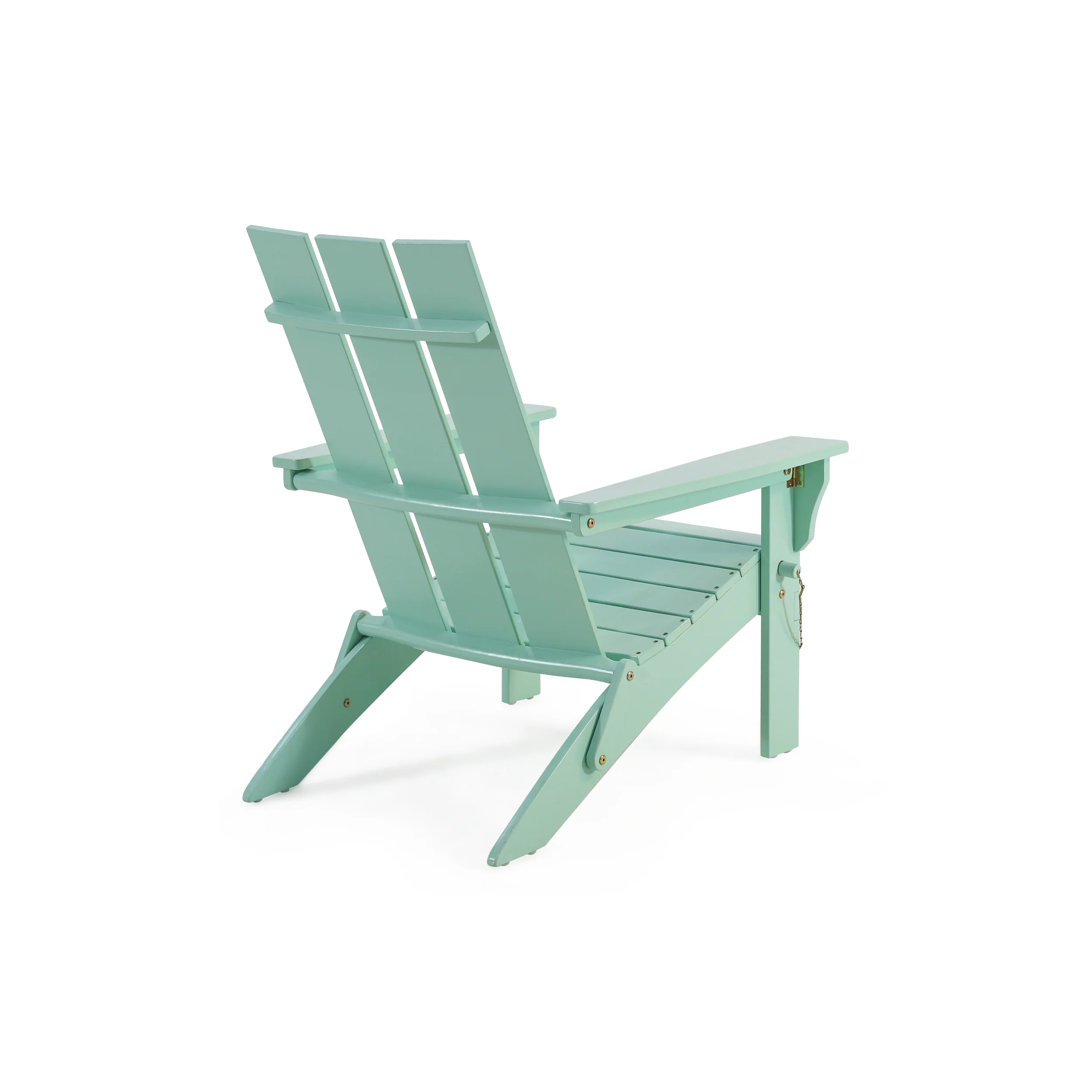 Gurekam Modern Outdoor Acacia Wood Folding Adirondack Chair - furnishings