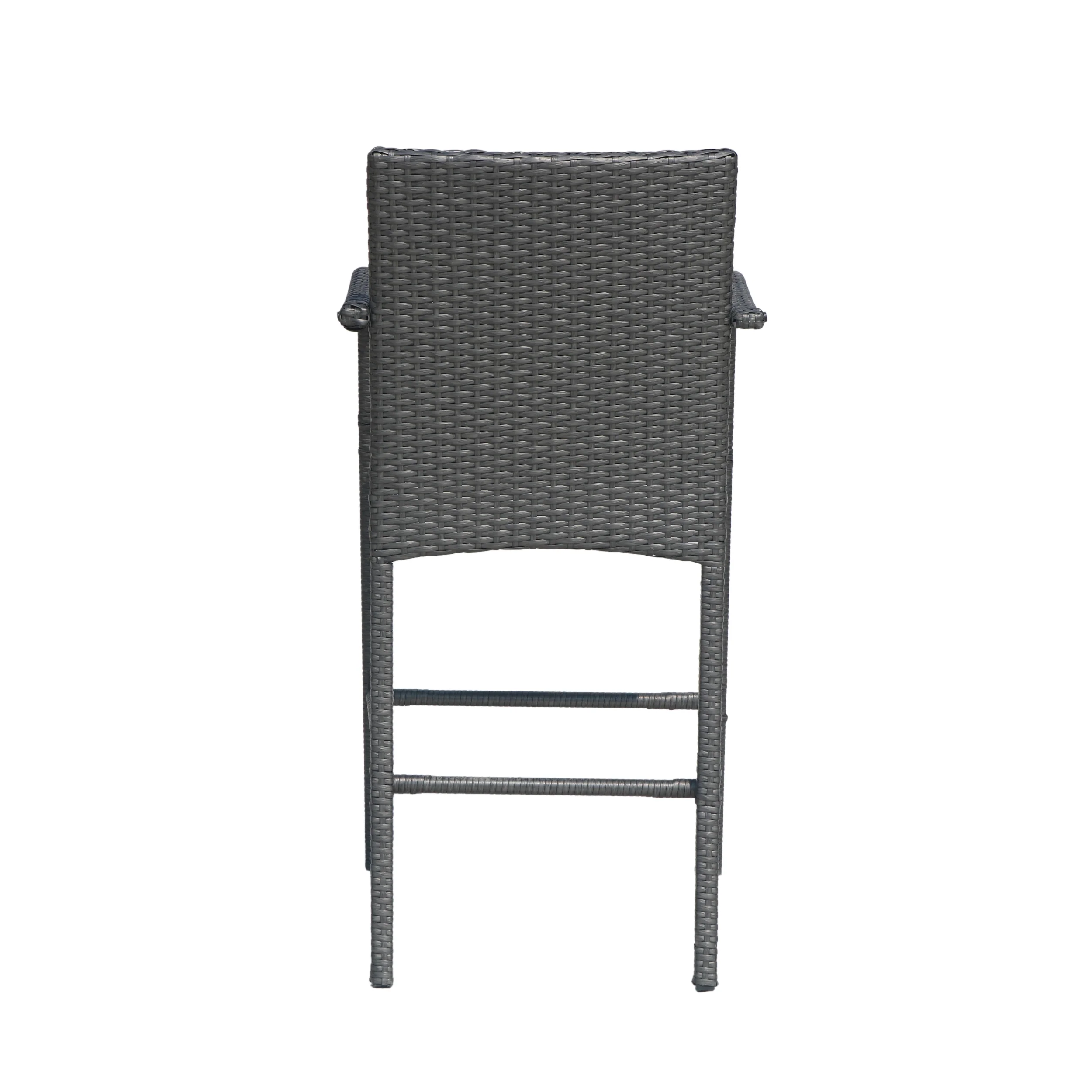 Iremide Outdoor Wicker Barstool Chair (Set of 2) - furnishings