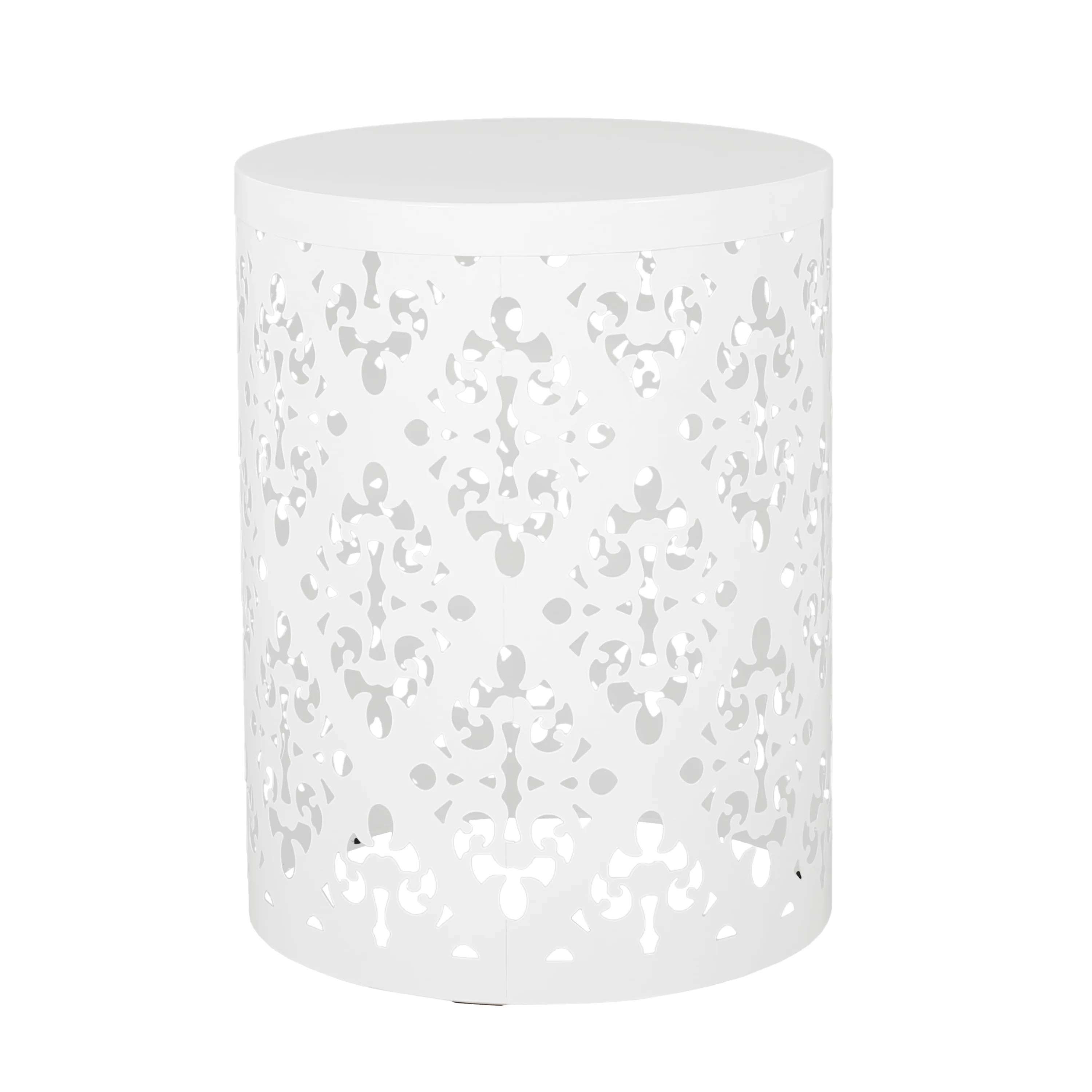 Verdugo Outdoor Metal Side Table - furnishings