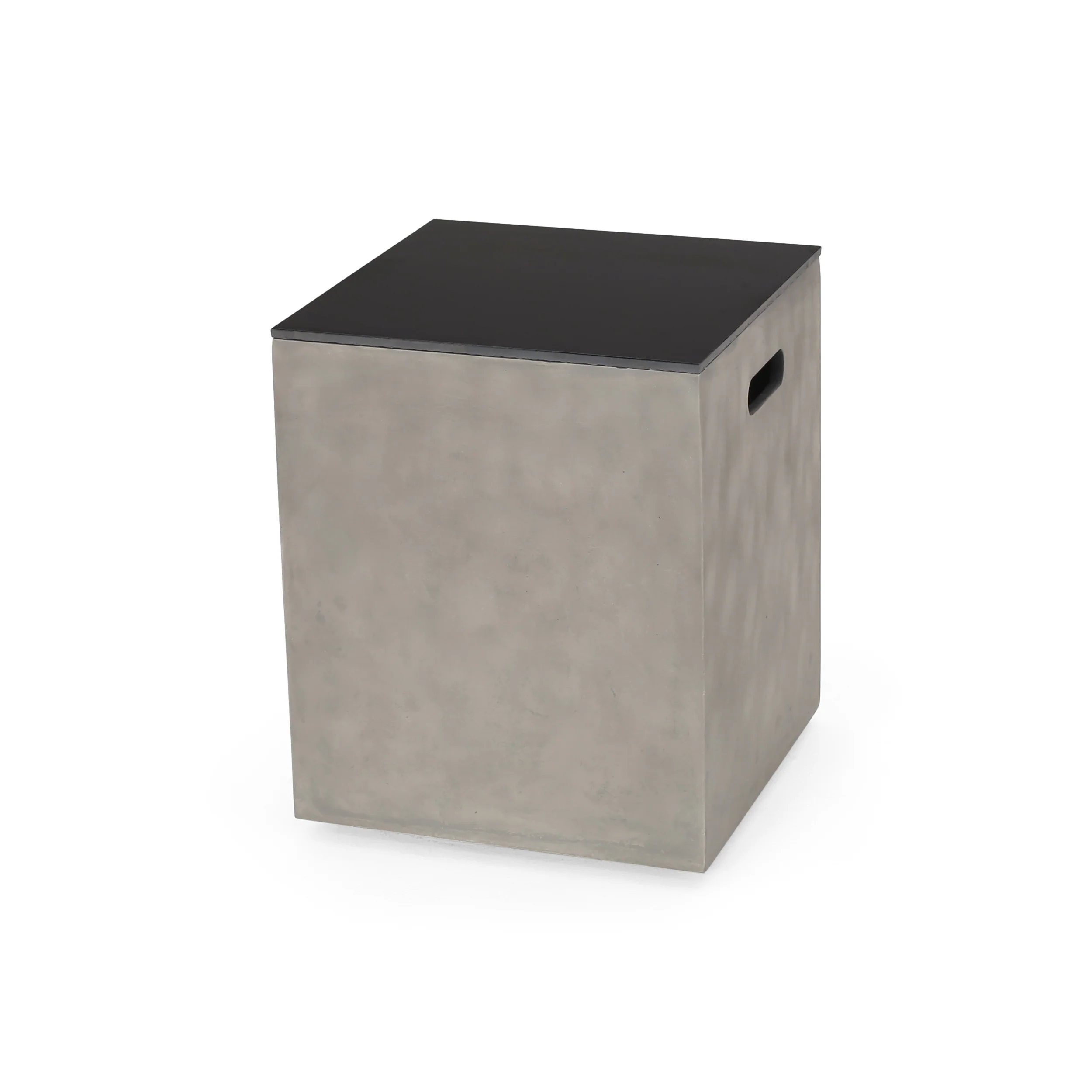 Cherie Outdoor 4 Seater Aluminum Chat Set with Fire Pit - furnishings