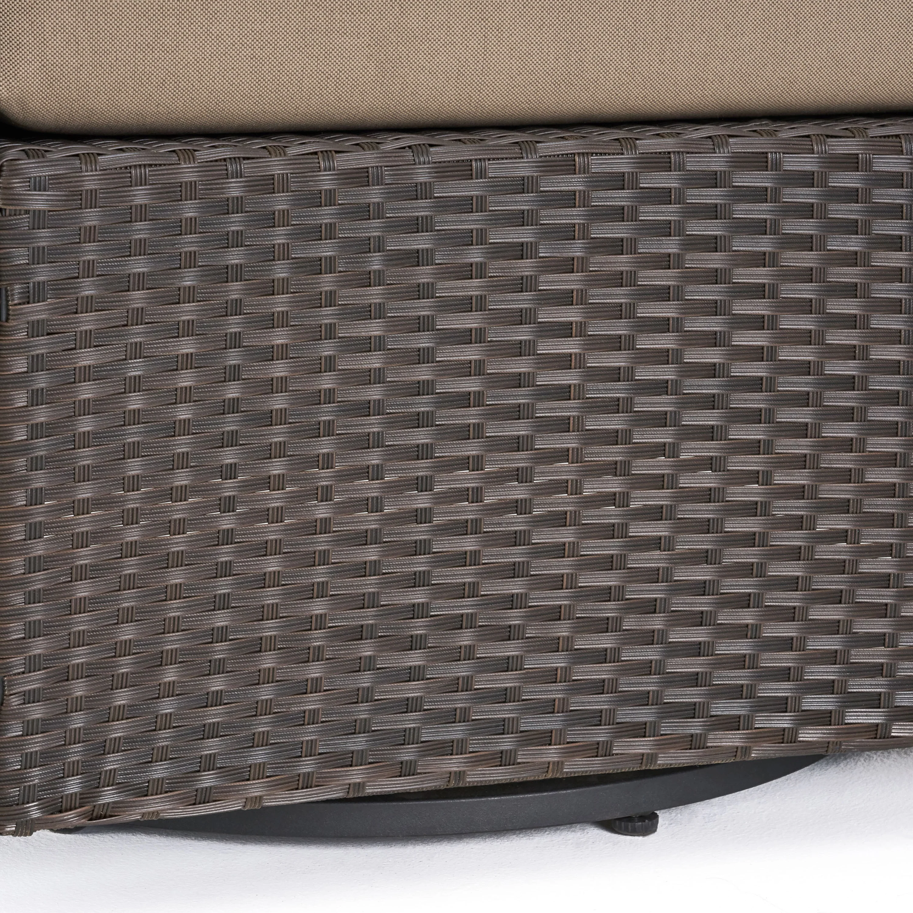 Fuller Outdoor 4 Piece Club Chair Set with Square Fire Pit - furnishings